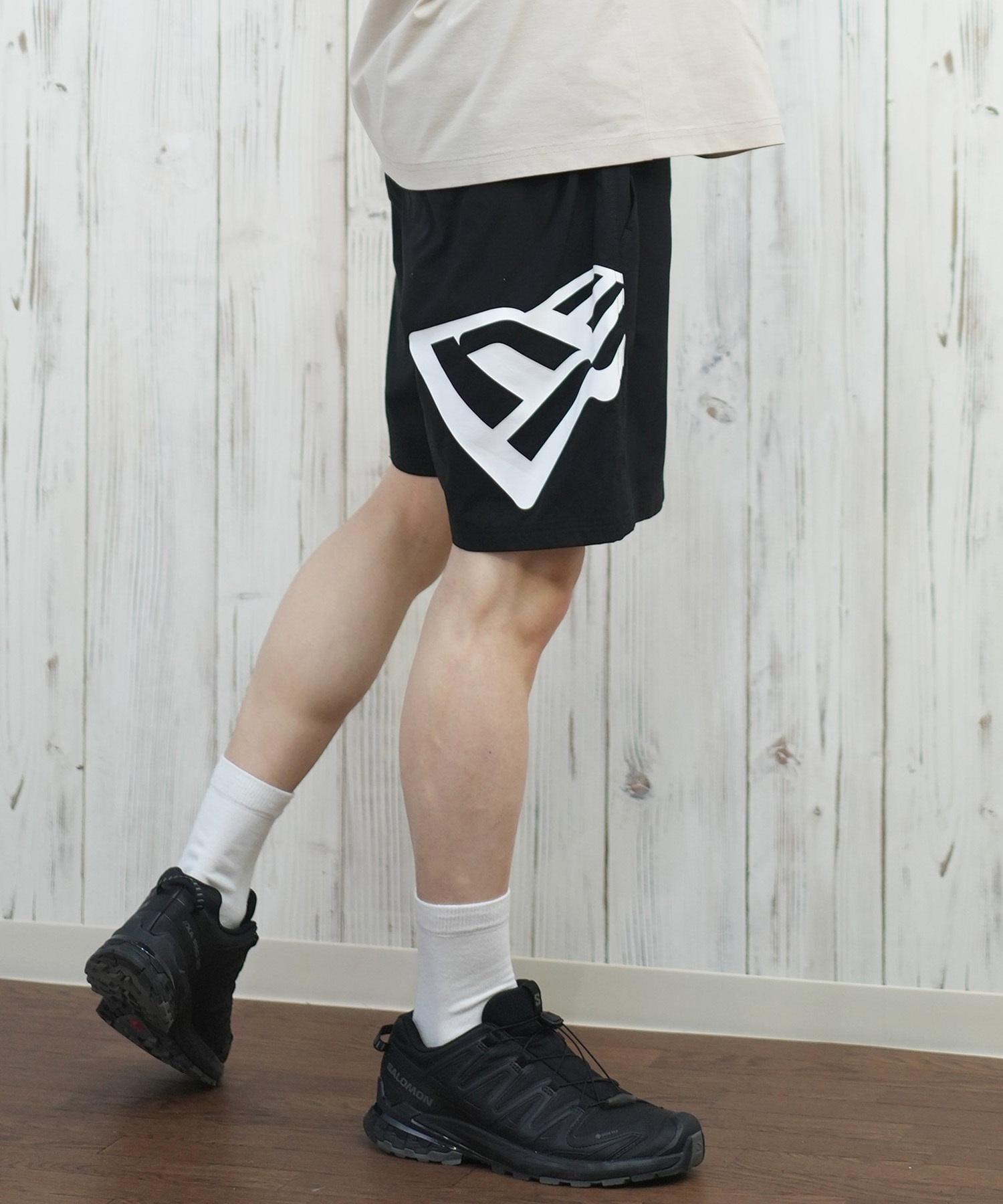 NEW ERA ブラック水着 MEDIUM　水陸両用 NEW ERA 水着 ERA/ニューエラ 水陸両用/ユーティリティー