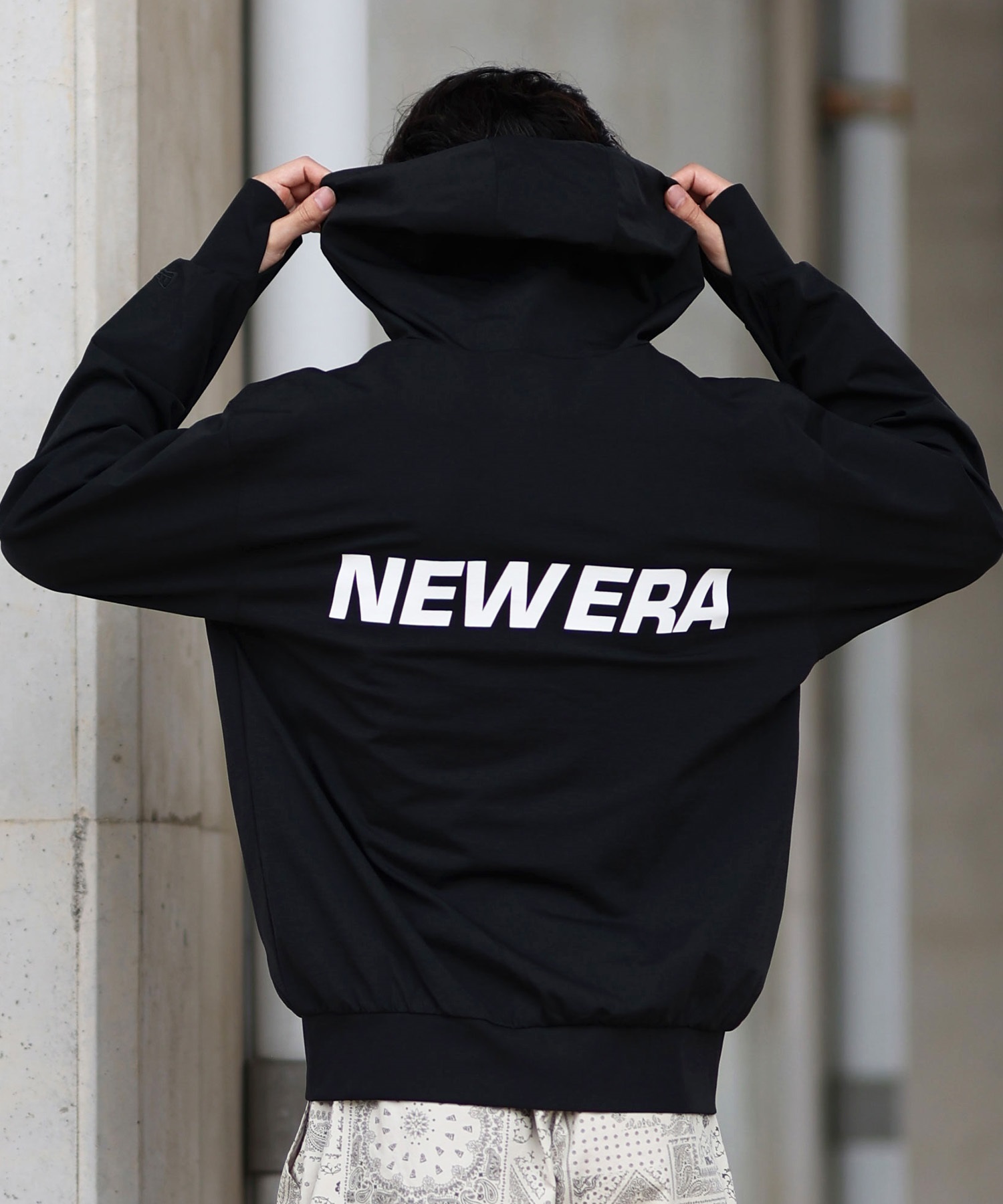 NEW ERA ニューエラ ラッシュガード メンズ 長袖 パーカー