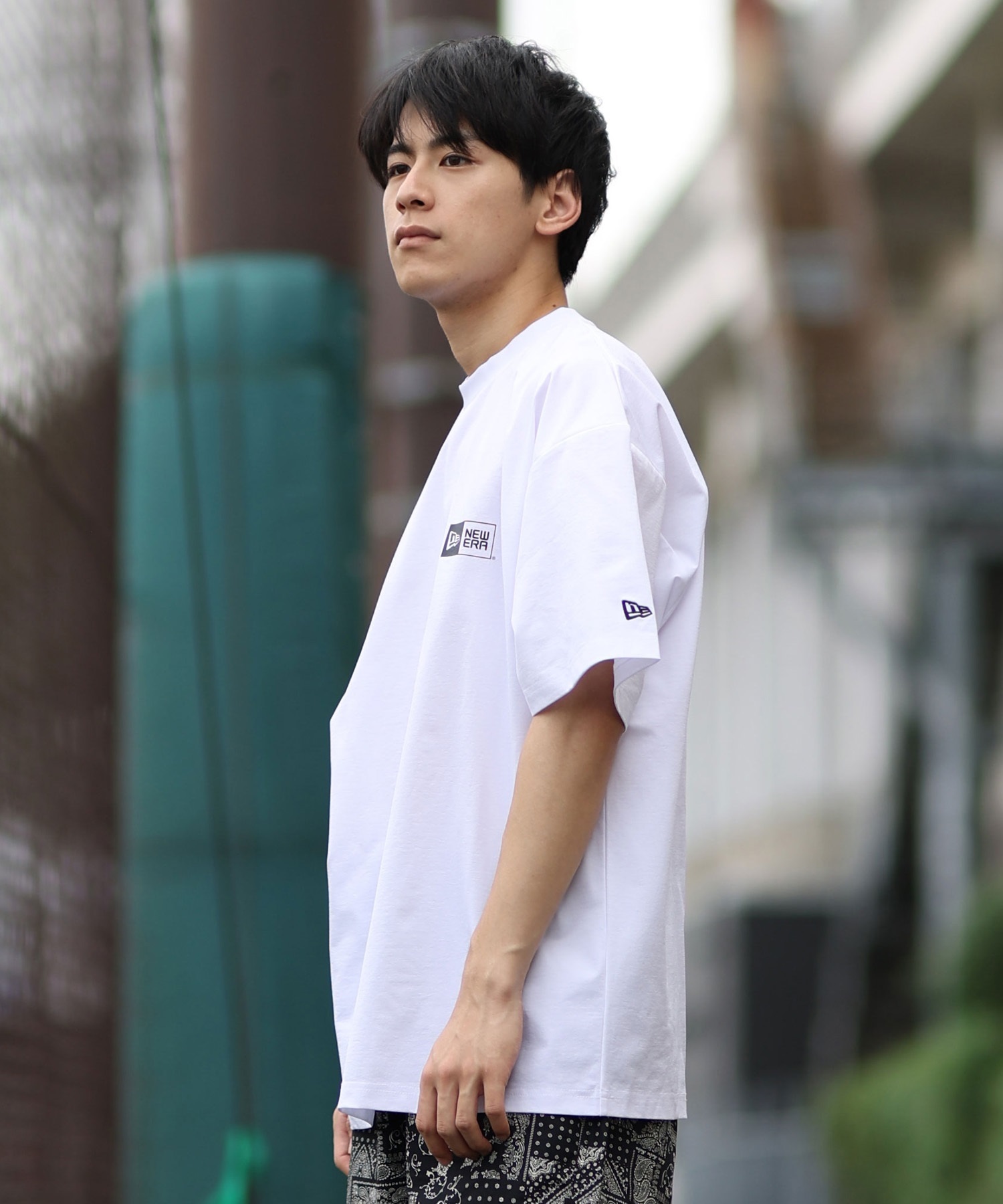 NEW ERA ニューエラ ラッシュガード メンズ 半袖 Tシャツ バック