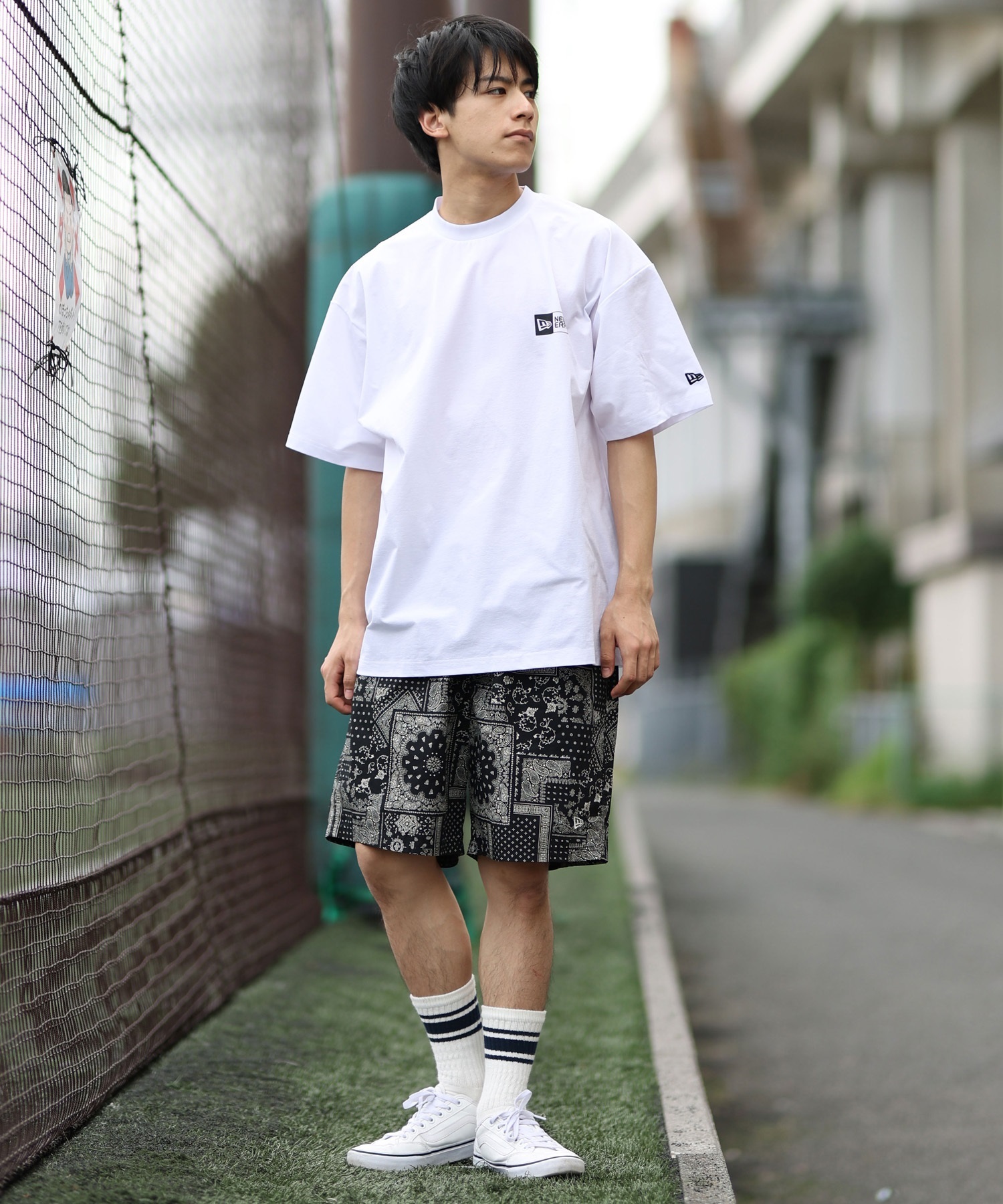 NEW ERA ニューエラ ラッシュガード メンズ 半袖 Tシャツ バック