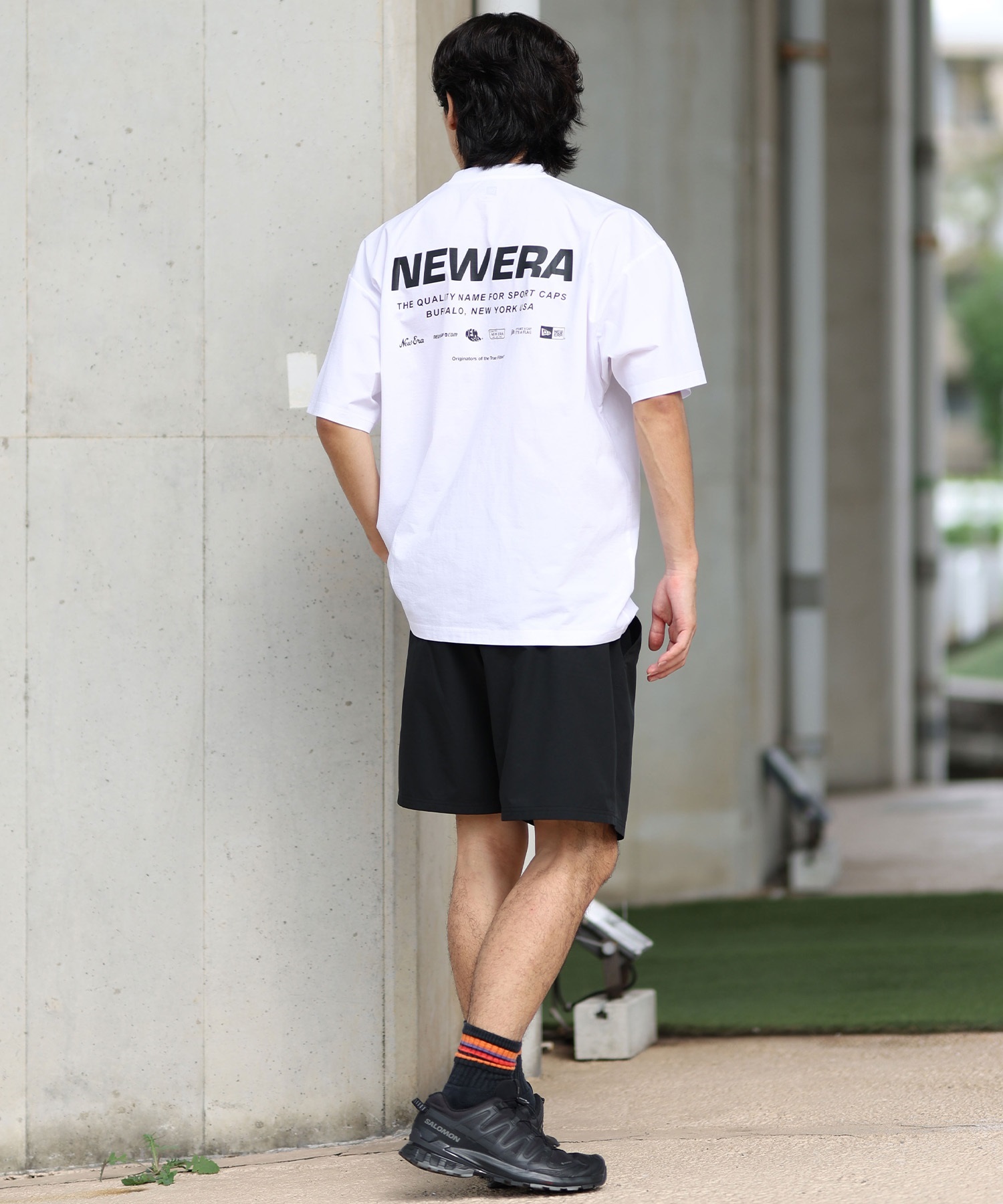 NEW ERA ニューエラ ラッシュガード メンズ 半袖 Tシャツ バック 