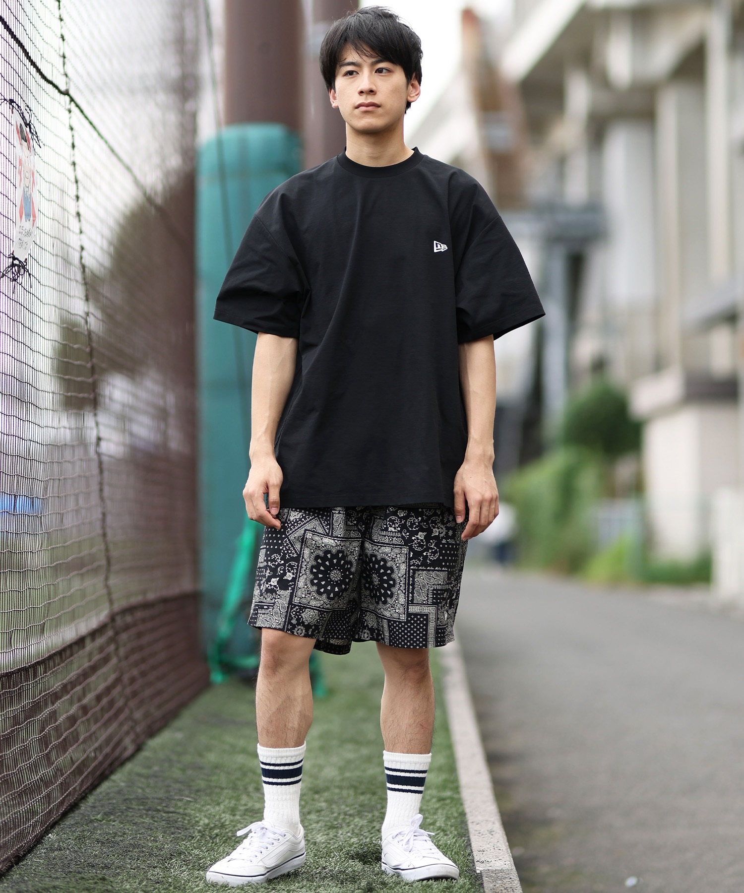 NEW ERA ニューエラ ラッシュガード メンズ 半袖 Tシャツ バック