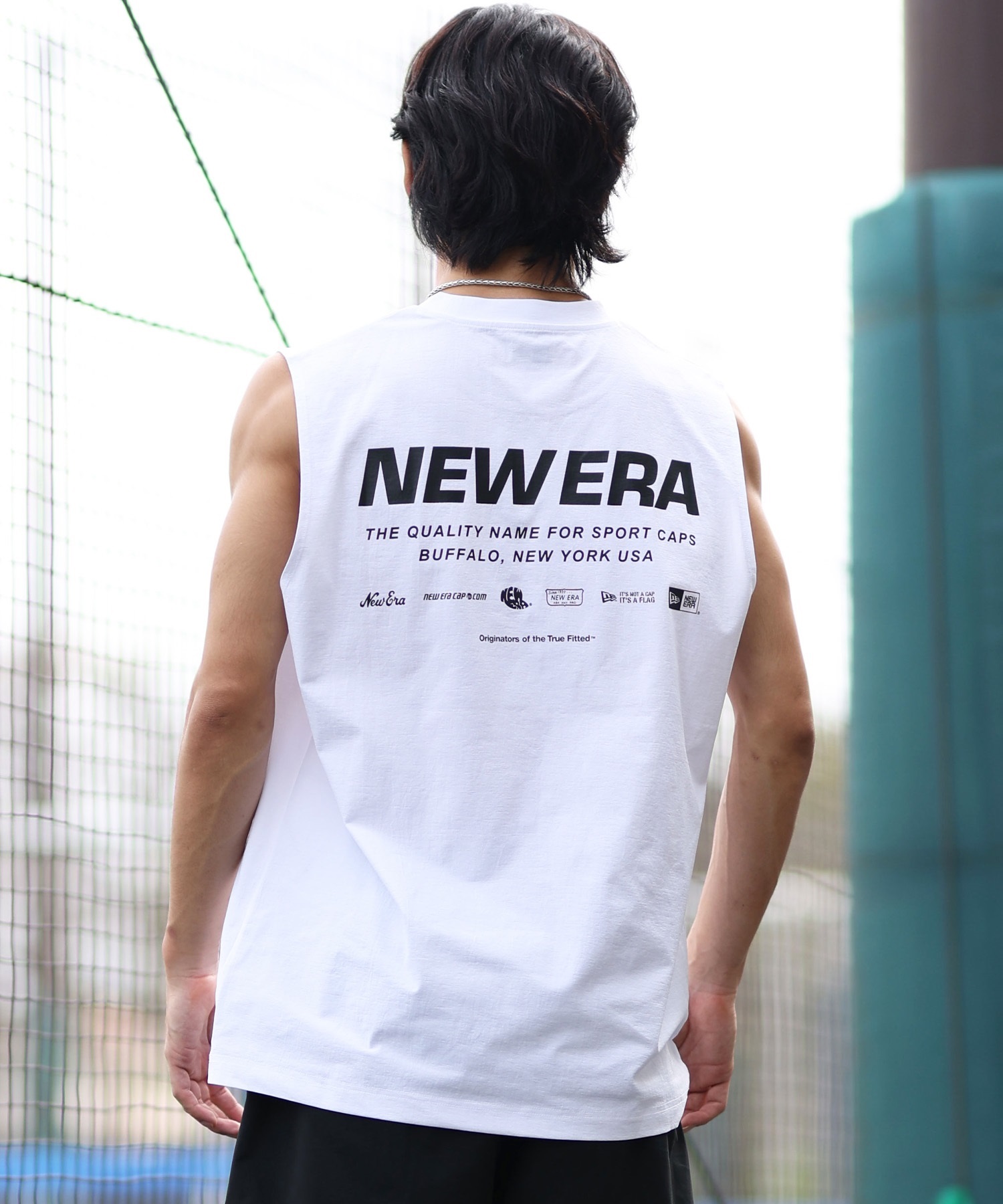 NEW ERA ニューエラ ラッシュガード メンズ タンクトップ 水陸両用