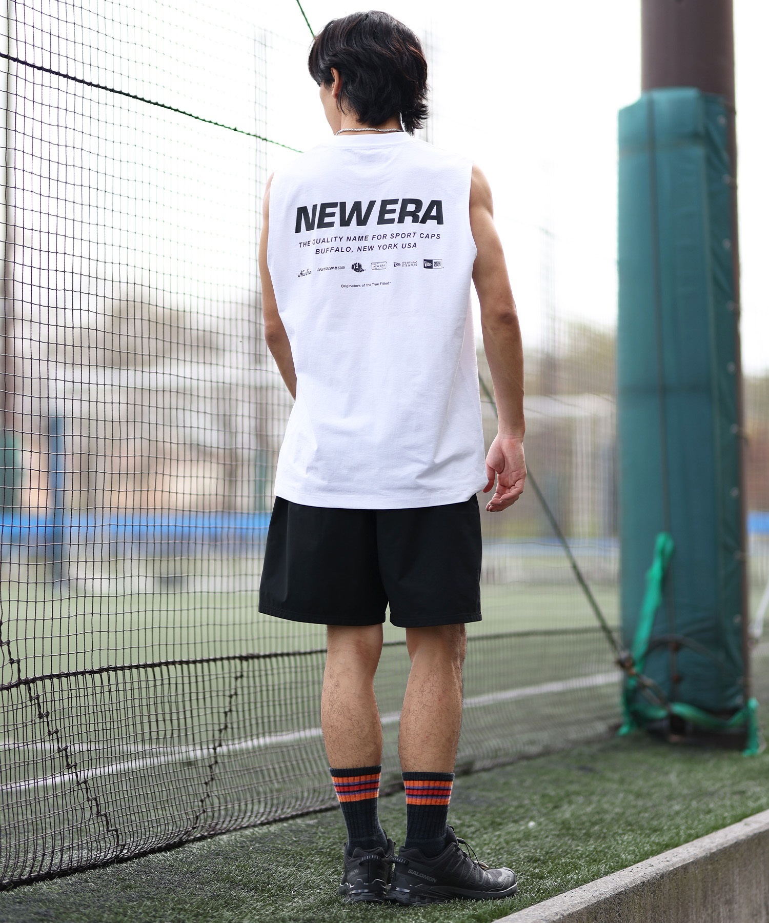 NEW ERA ニューエラ ラッシュガード メンズ タンクトップ 水陸両用