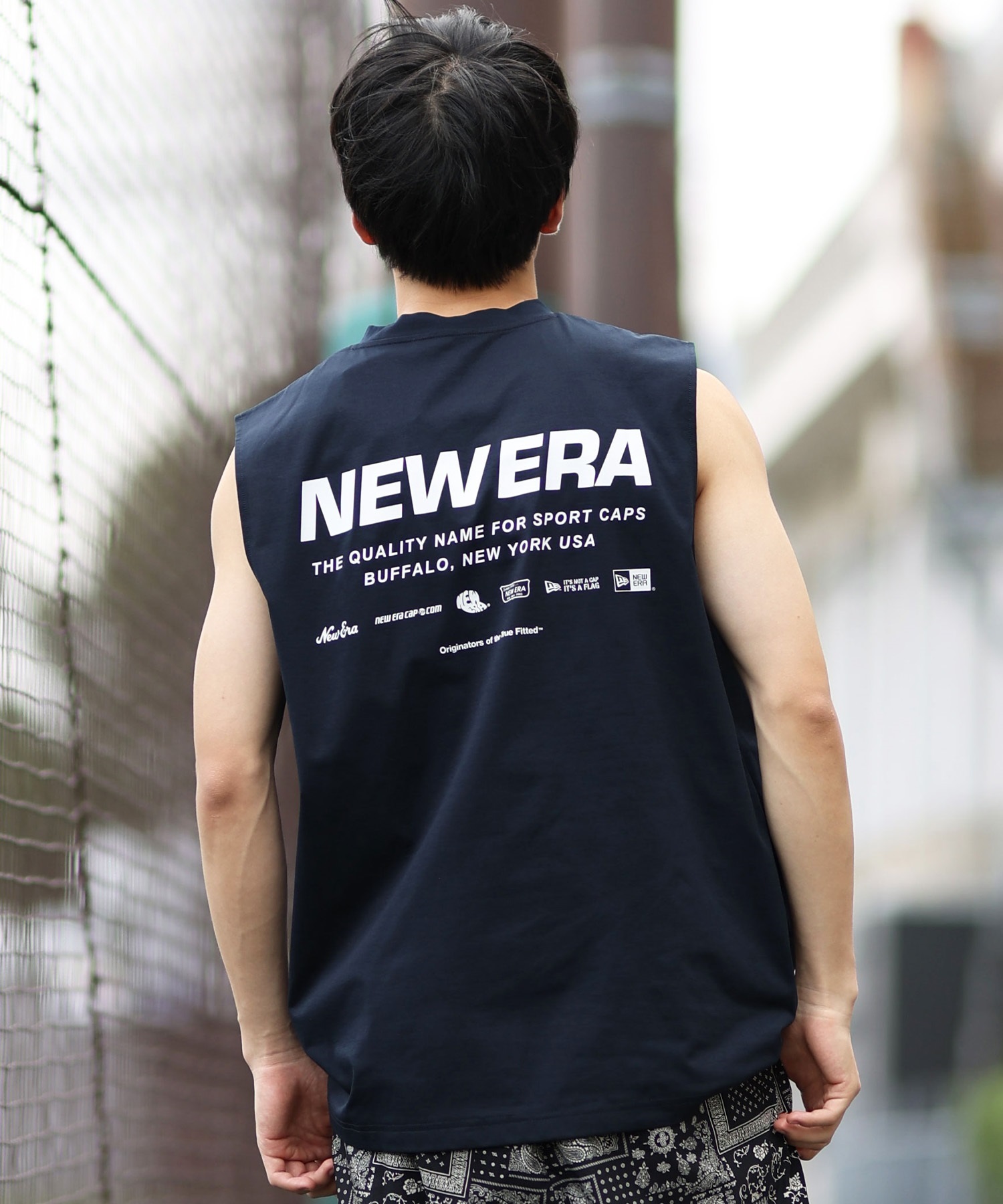 NEW ERA ニューエラ ラッシュガード メンズ タンクトップ 水陸両用