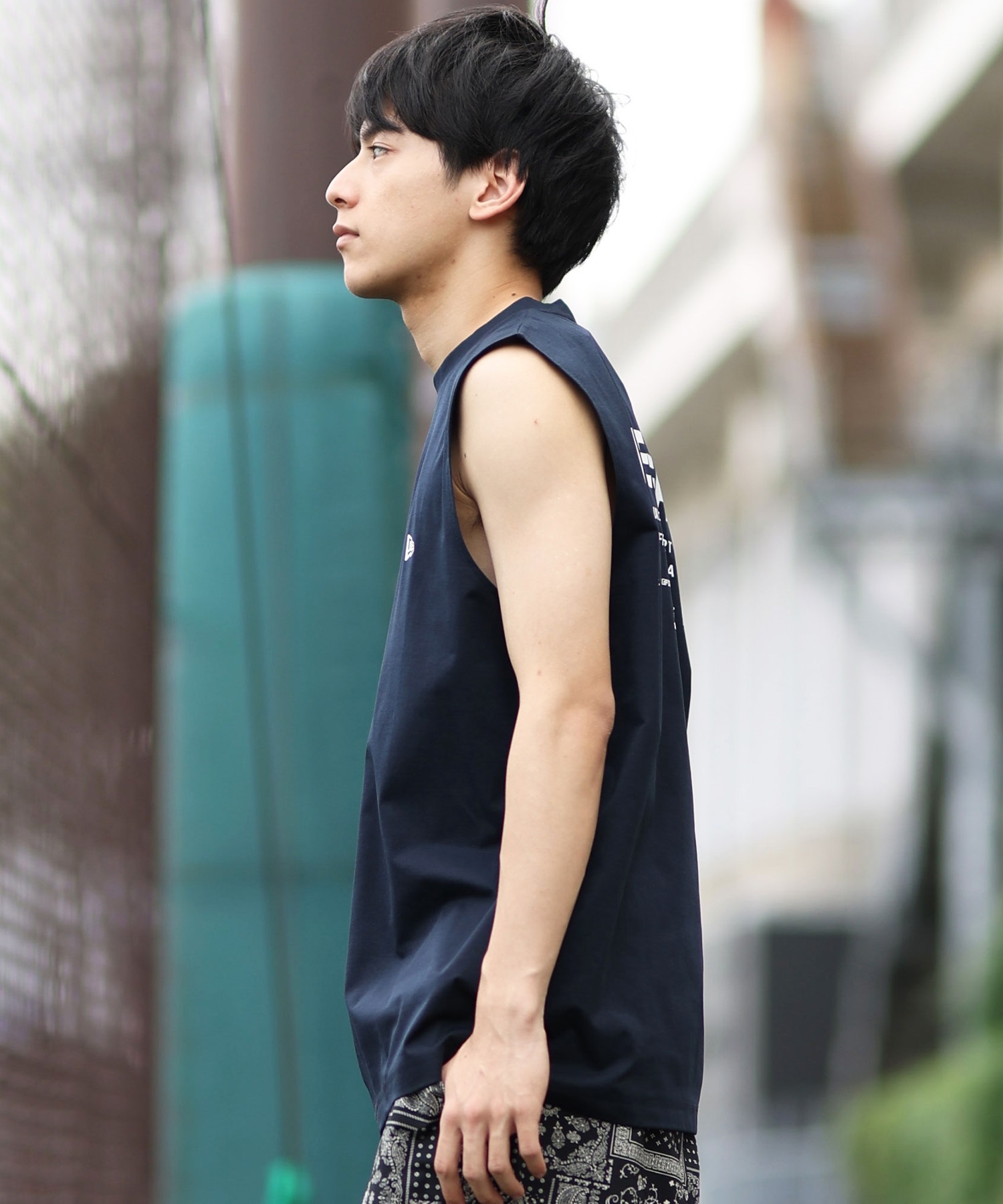 NEW ERA ニューエラ ラッシュガード メンズ タンクトップ 水陸両用