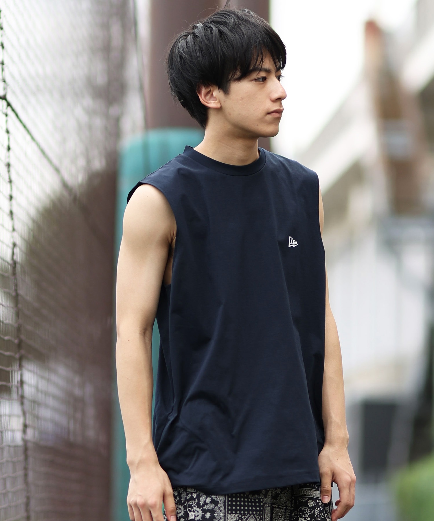 【激レア☆US輸入】212NYC 両面刺繍タンクトップ ブラック メンズXL NEW ERA ニューエラ ラッシュガード メンズ タンクトップ 水陸両用