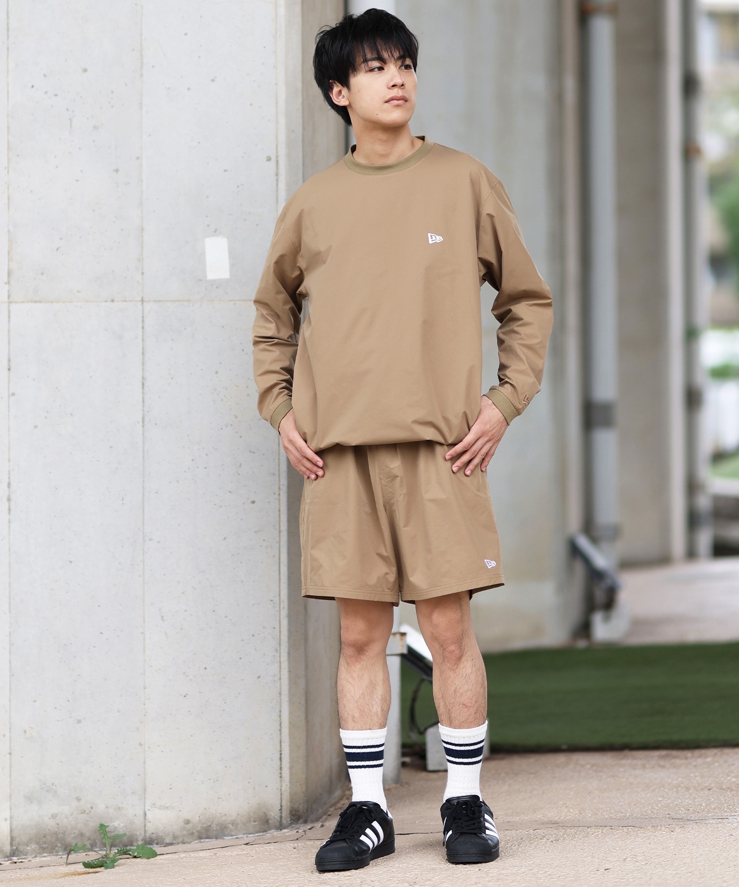 NEW ERA ニューエラ ラッシュガード メンズ 長袖 Tシャツ バック