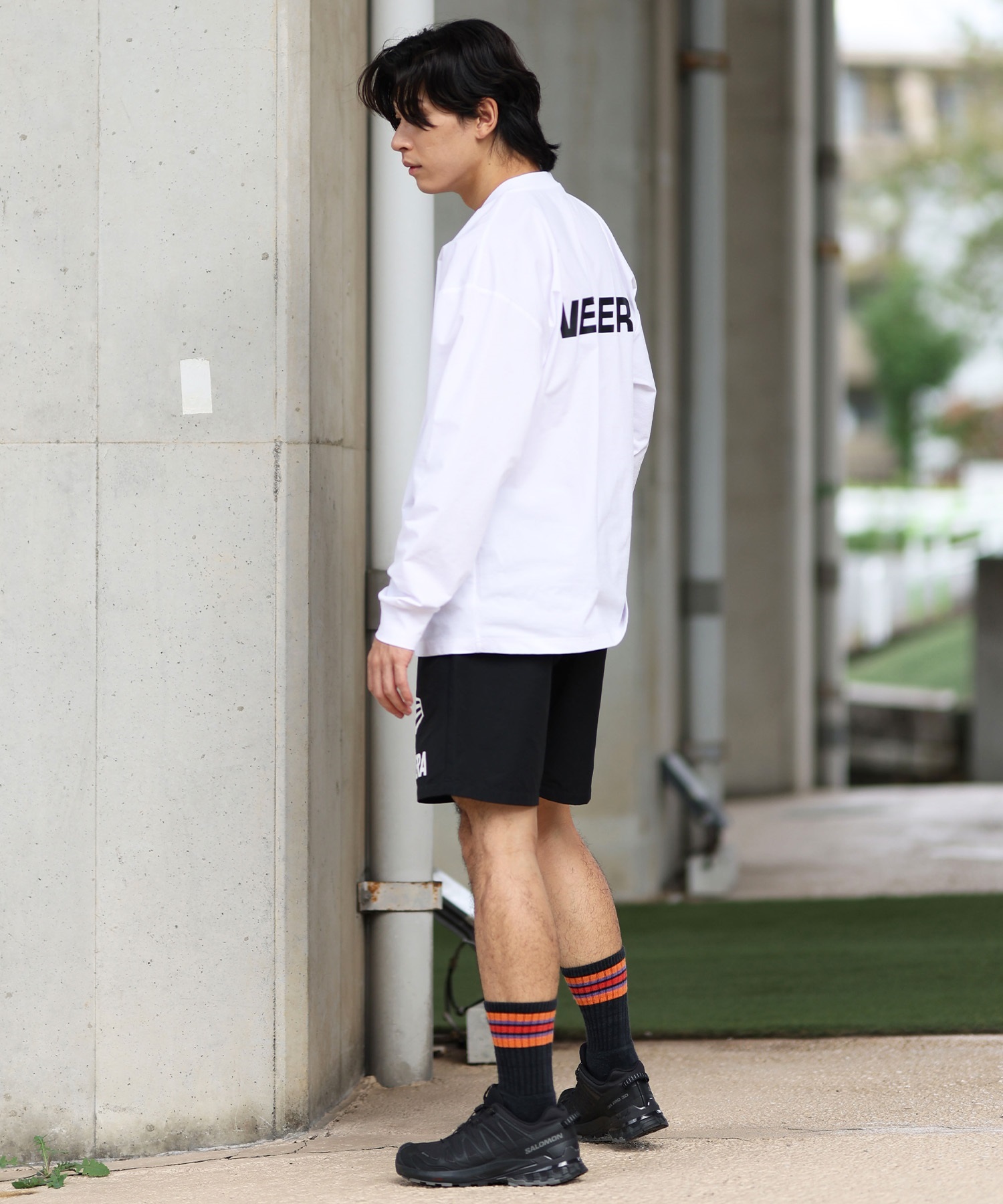 NEW ERA ニューエラ ラッシュガード メンズ 長袖 Tシャツ バック 