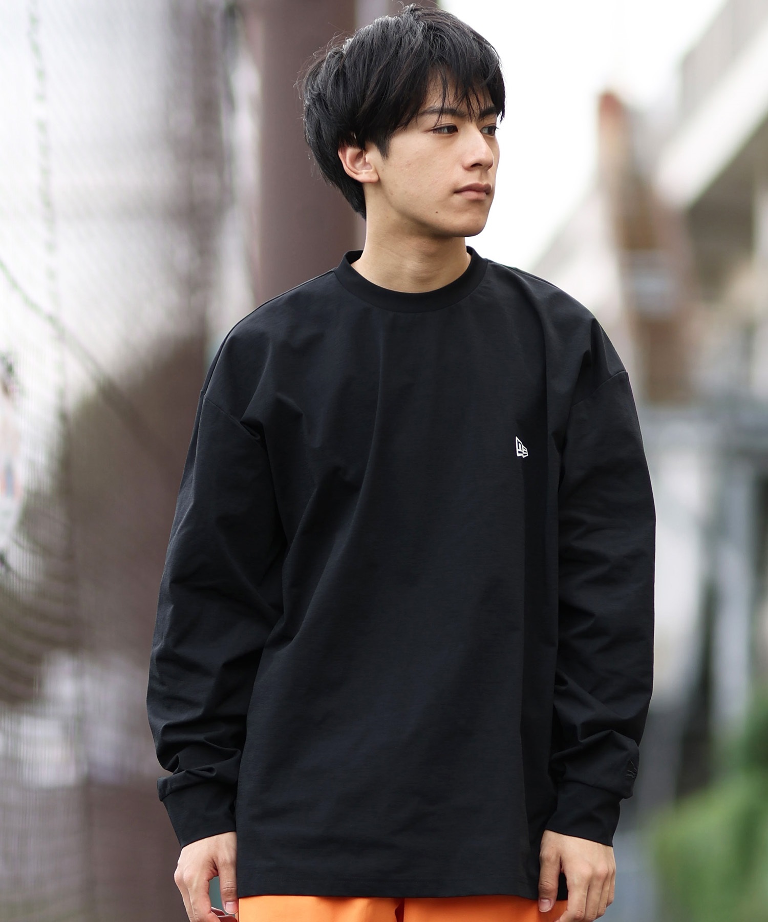 NEW ERA ニューエラ ラッシュガード メンズ 長袖 Tシャツ バック