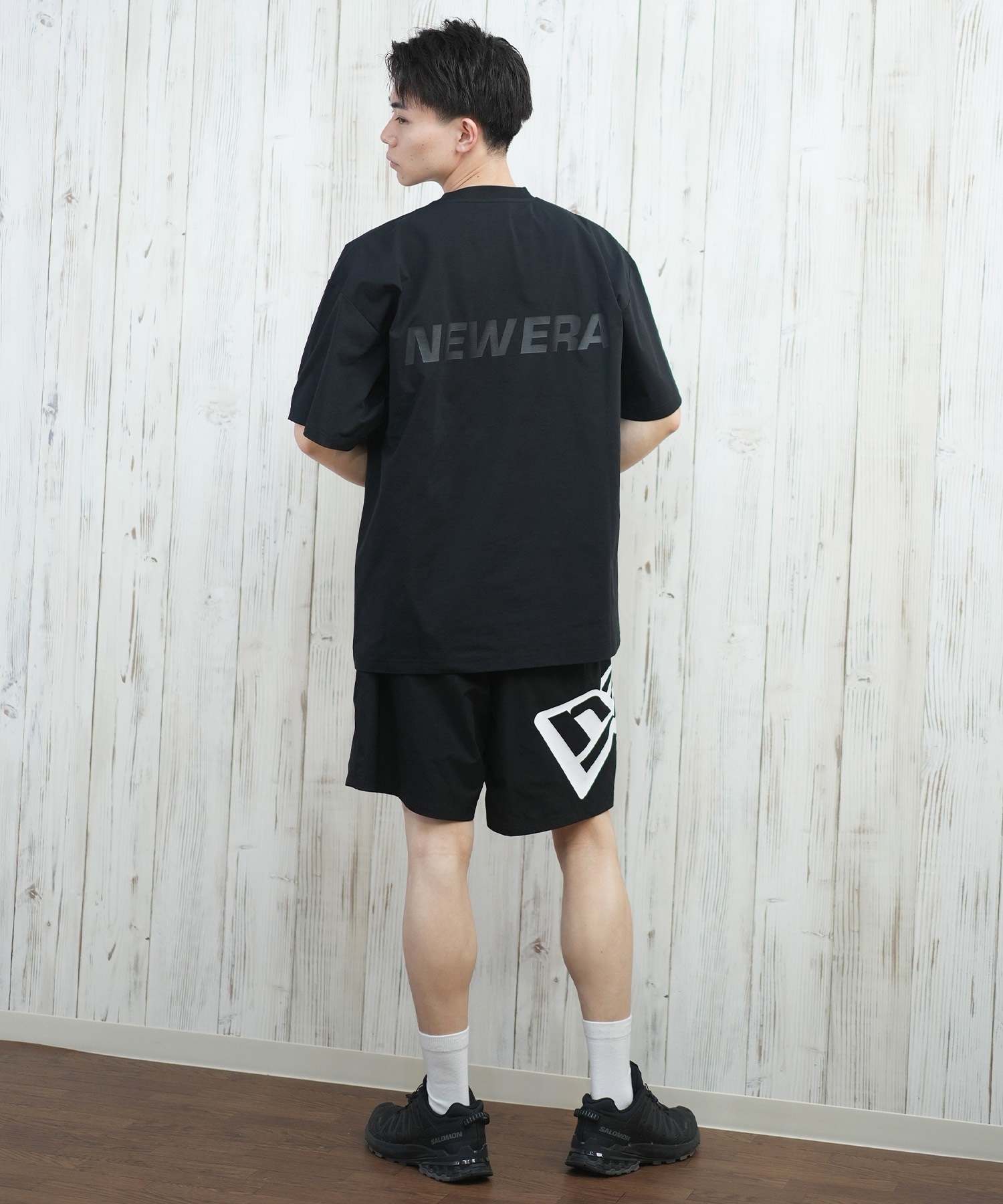 NEW ERA ニューエラ ラッシュガード 半袖 メンズ Tシャツ バック