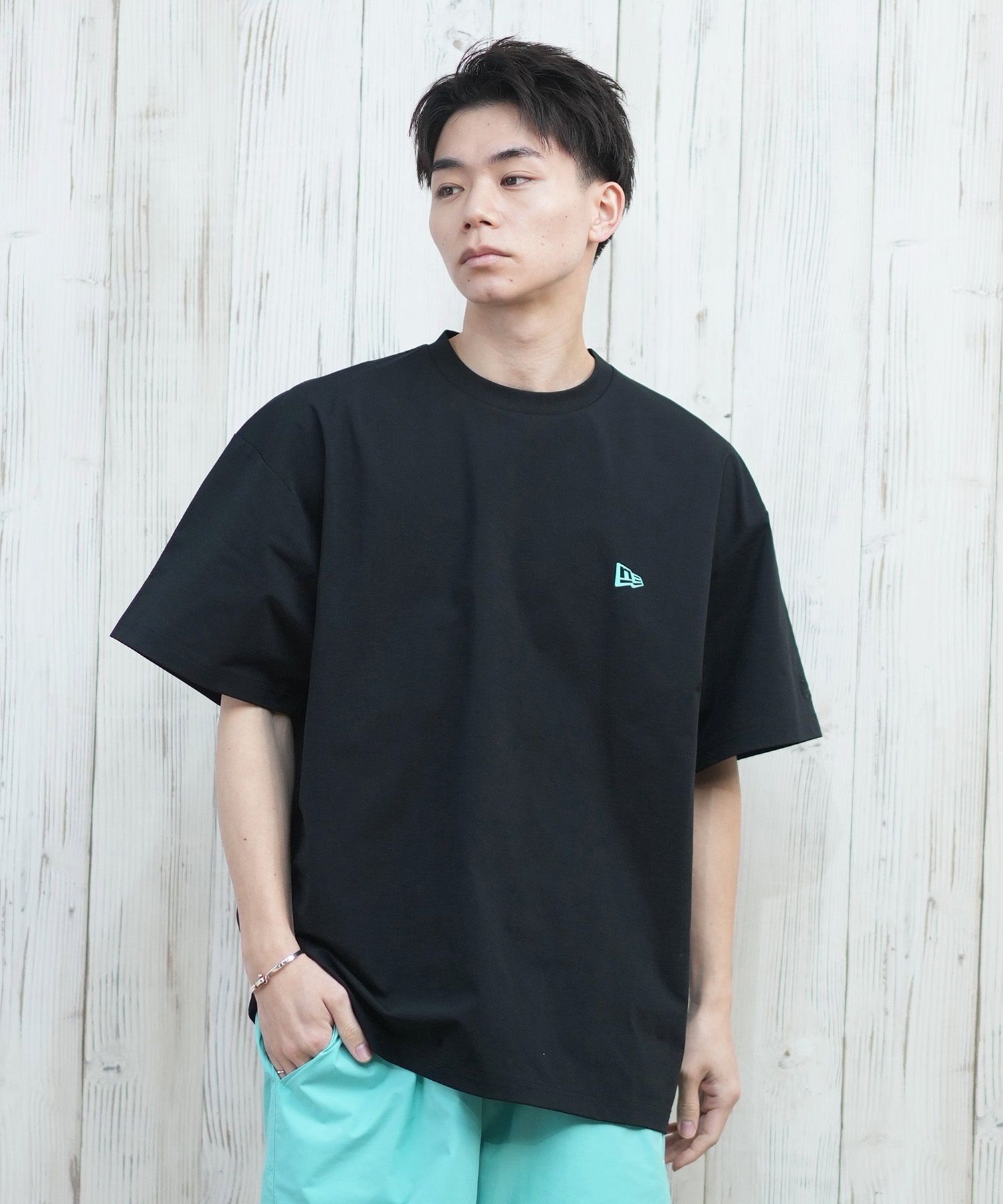 NEW ERA ニューエラ ラッシュガード 半袖 メンズ Tシャツ バック