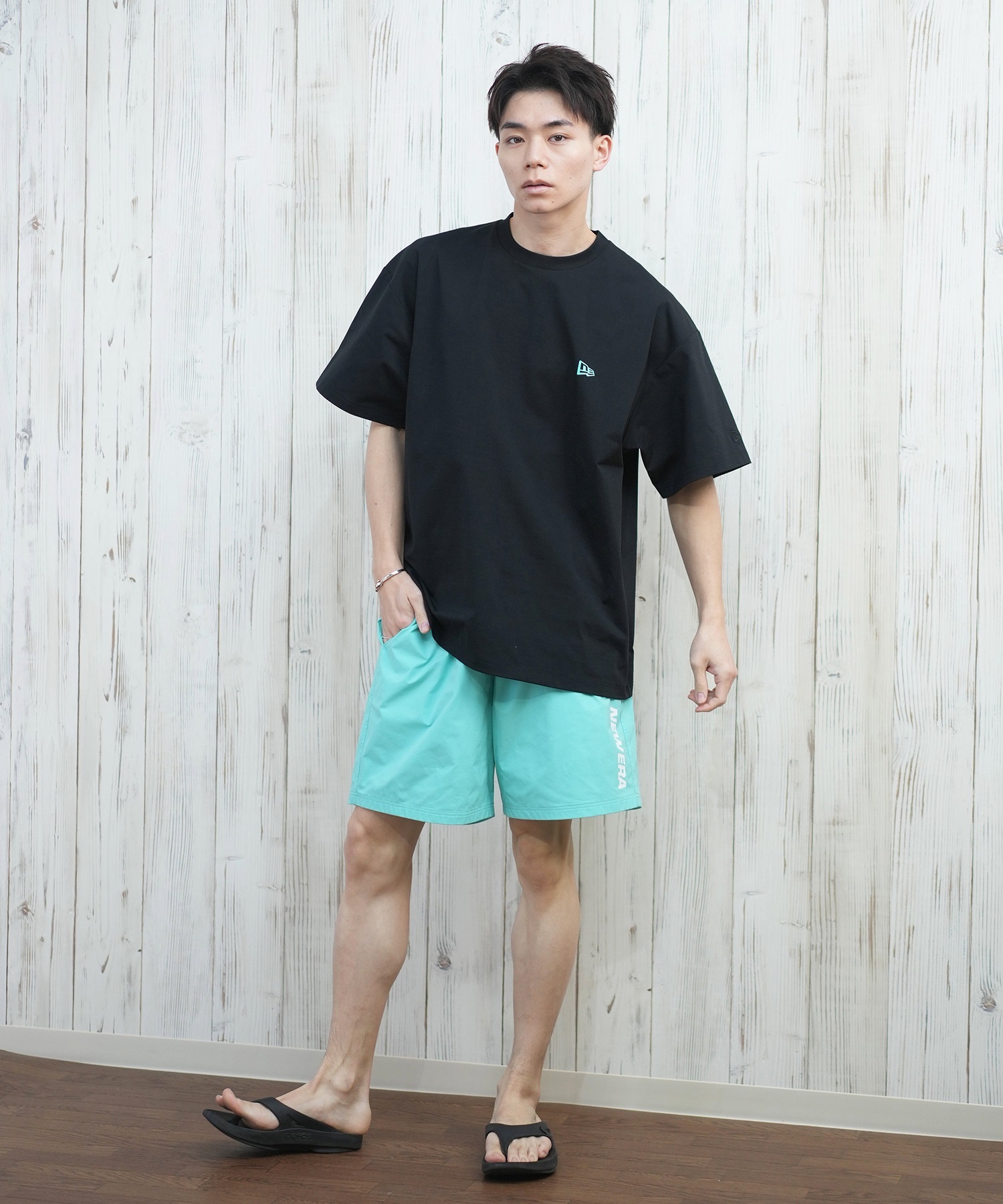 tktk エンジニアウェア NEW ERA ニューエラ ラッシュガード 半袖 メンズ Tシャツ バック