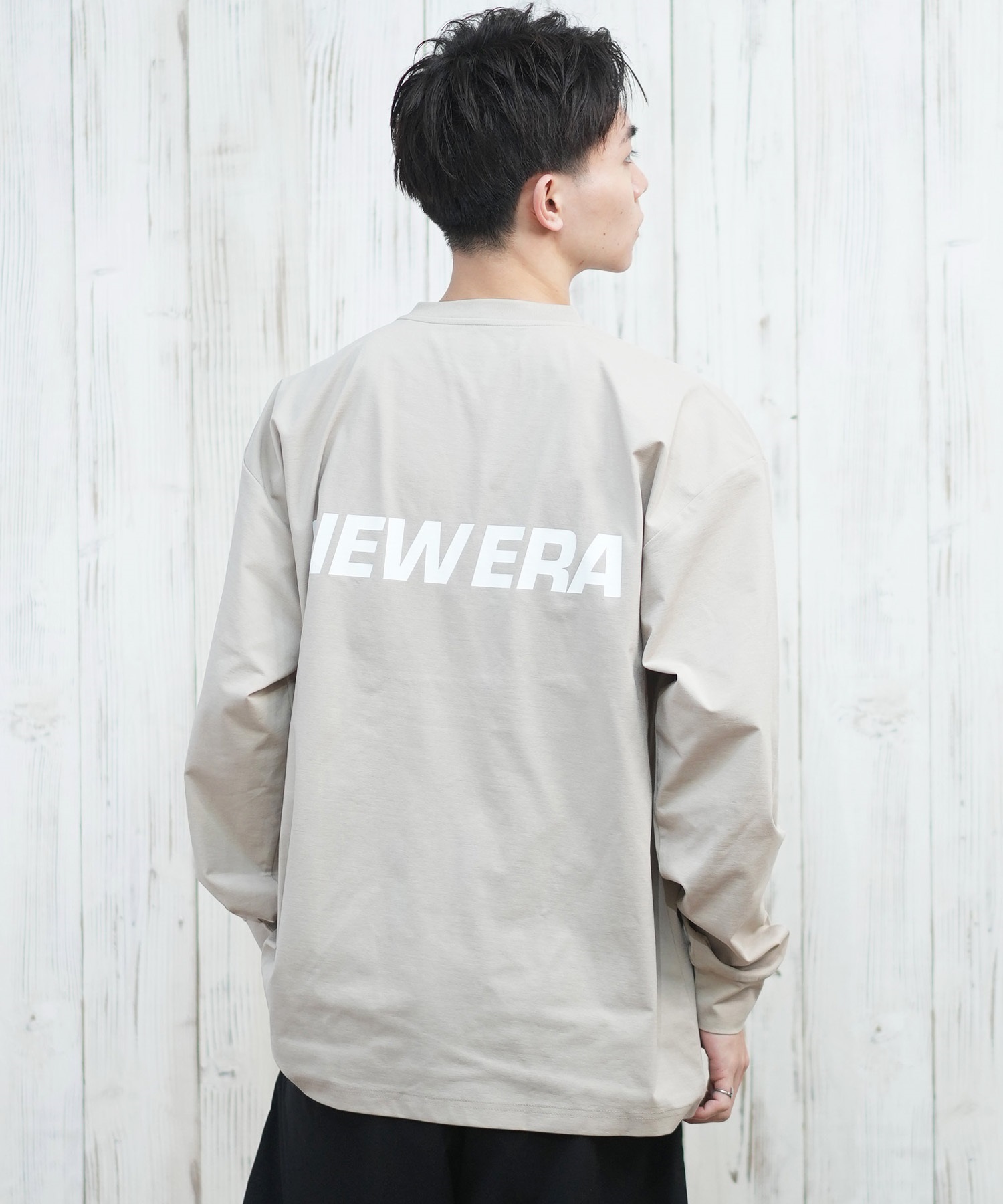 NEW ERA ニューエラ ラッシュガード 長袖 メンズ Tシャツ ロンT バック