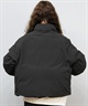 NEW ERA ニューエラ ダウン ジャケット レディース シンプル クロップド丈 ショート丈 WS DOWN JACKET BLK 14674708(BLK-S)