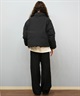 NEW ERA ニューエラ ダウン ジャケット レディース シンプル クロップド丈 ショート丈 WS DOWN JACKET BLK 14674708(BLK-S)