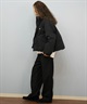 NEW ERA ニューエラ ダウン ジャケット レディース シンプル クロップド丈 ショート丈 WS DOWN JACKET BLK 14674708(BLK-S)