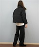 NEW ERA ニューエラ ダウン ジャケット レディース シンプル クロップド丈 ショート丈 WS DOWN JACKET BLK 14674708(BLK-S)