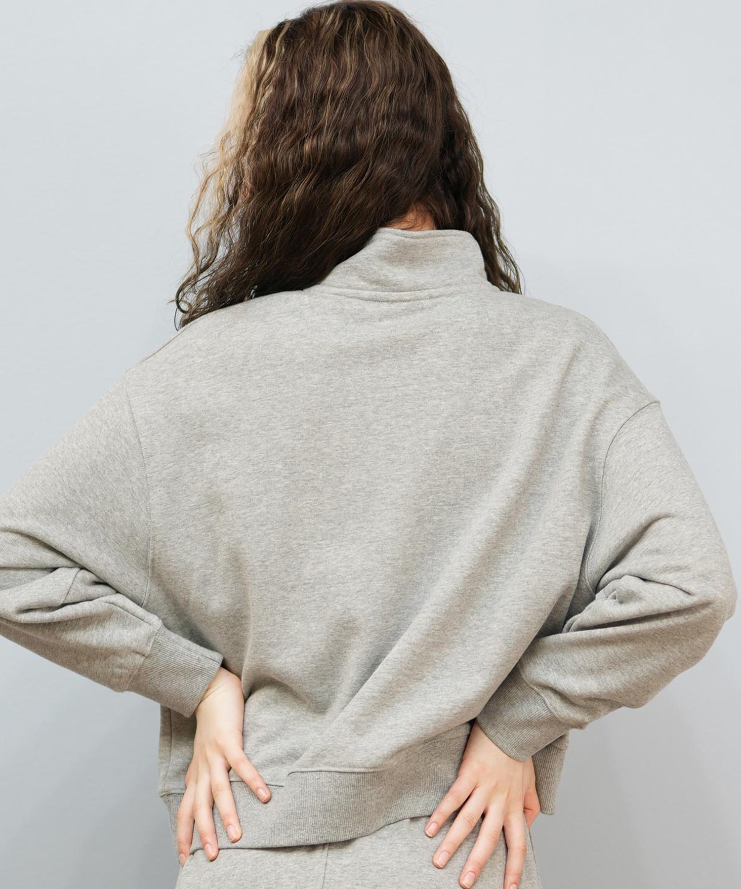 NEW ERA ニューエラ トレーナー スウェット レディース ハーフジップ