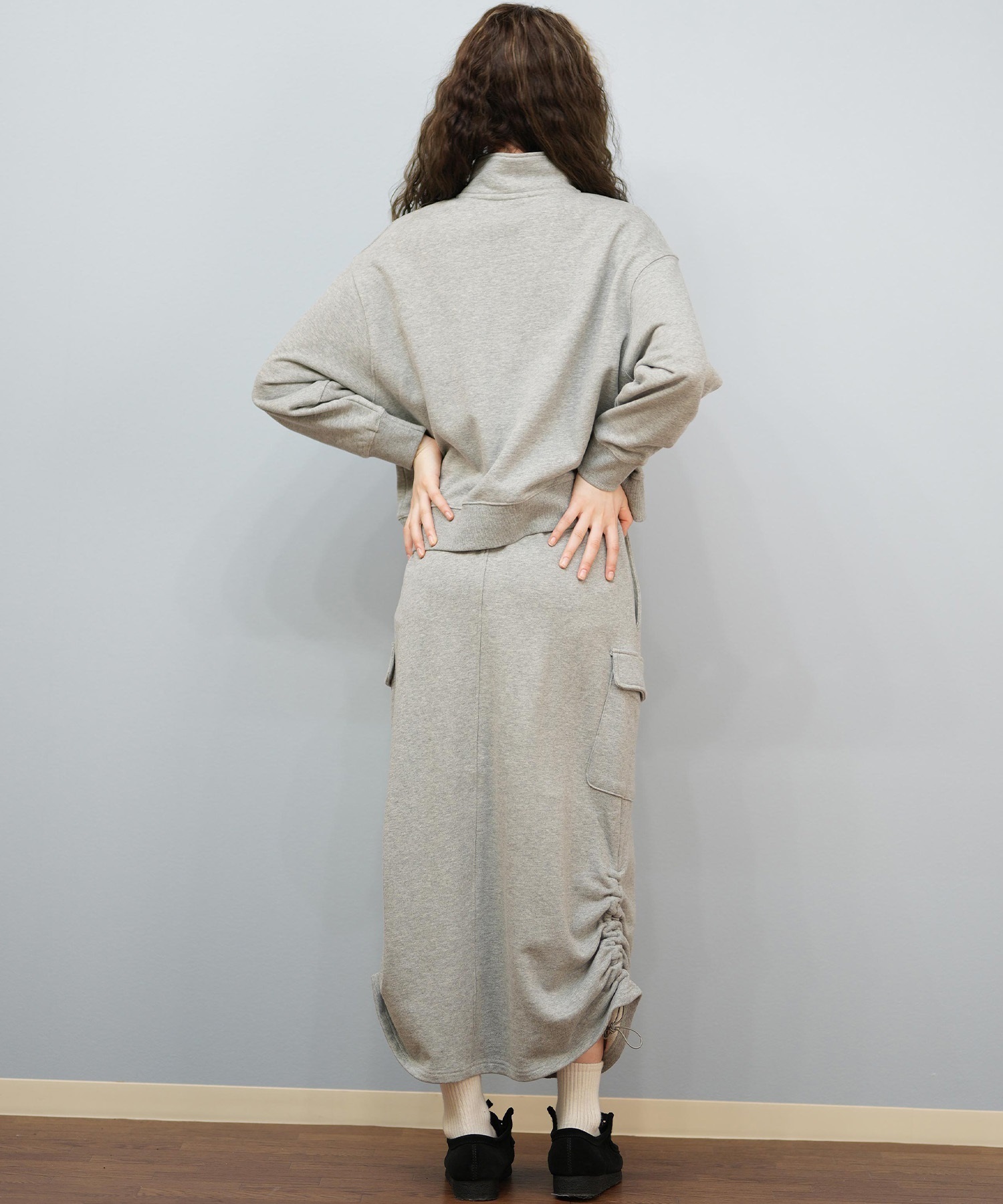 NEW ERA ニューエラ トレーナー スウェット レディース ハーフジップ