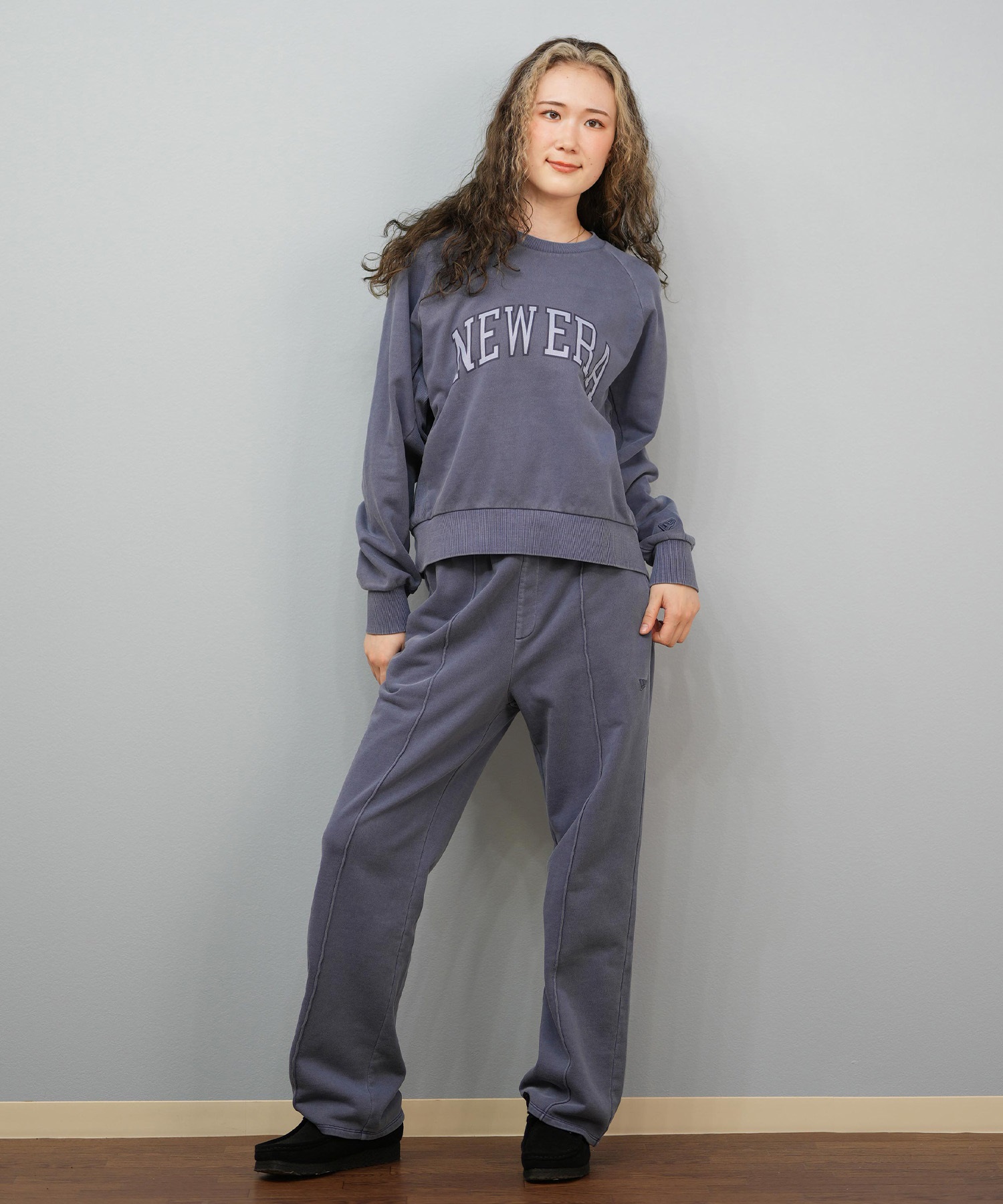 NEW ERA ニューエラ トレーナー レディース 裏毛 オーバーサイズド