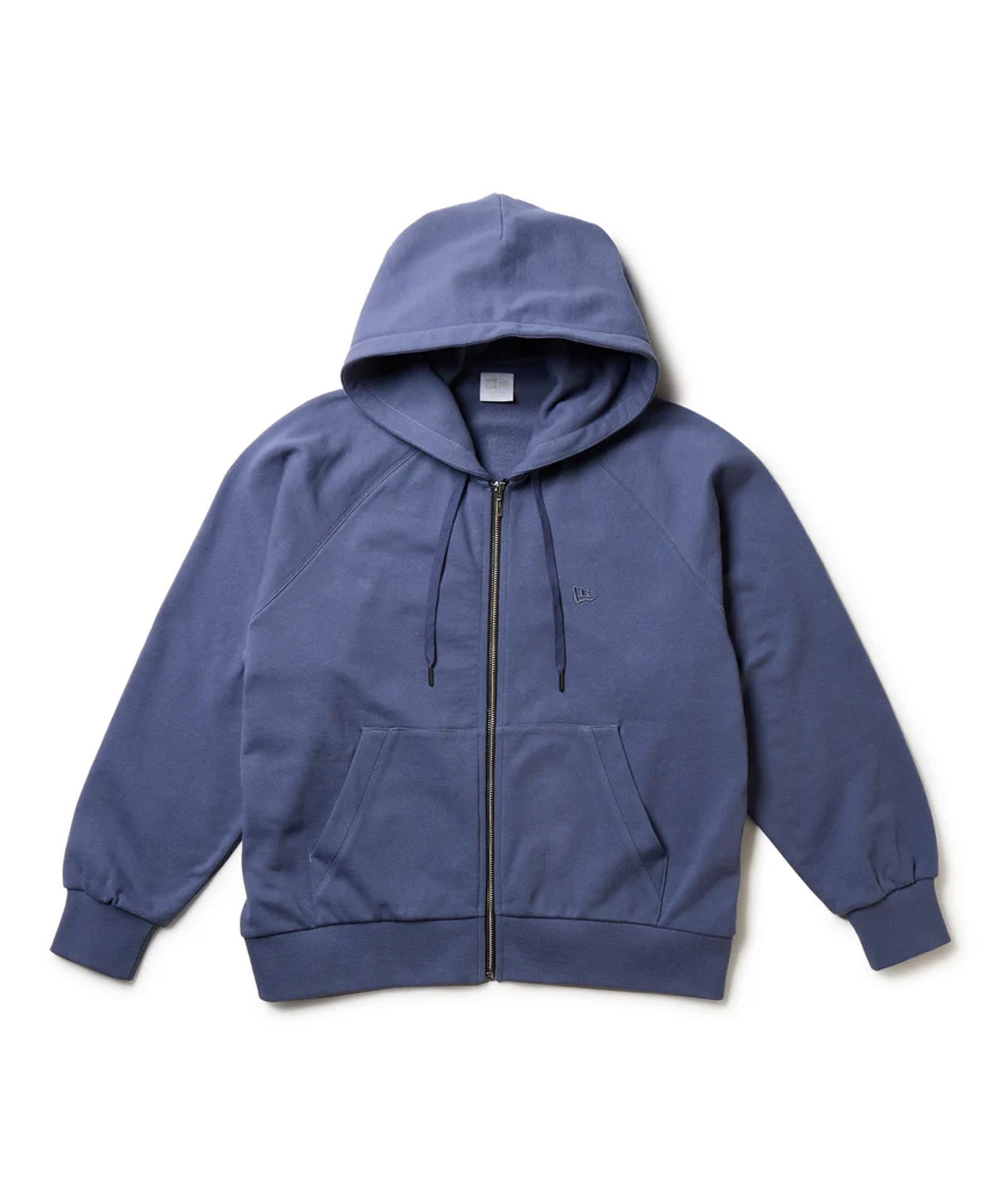 NEW ERA ニューエラ ジップアップ パーカー レディース 裏毛 スウェット フルジップフーディー ガーメントダイ スレート 14674663(SLT-S)