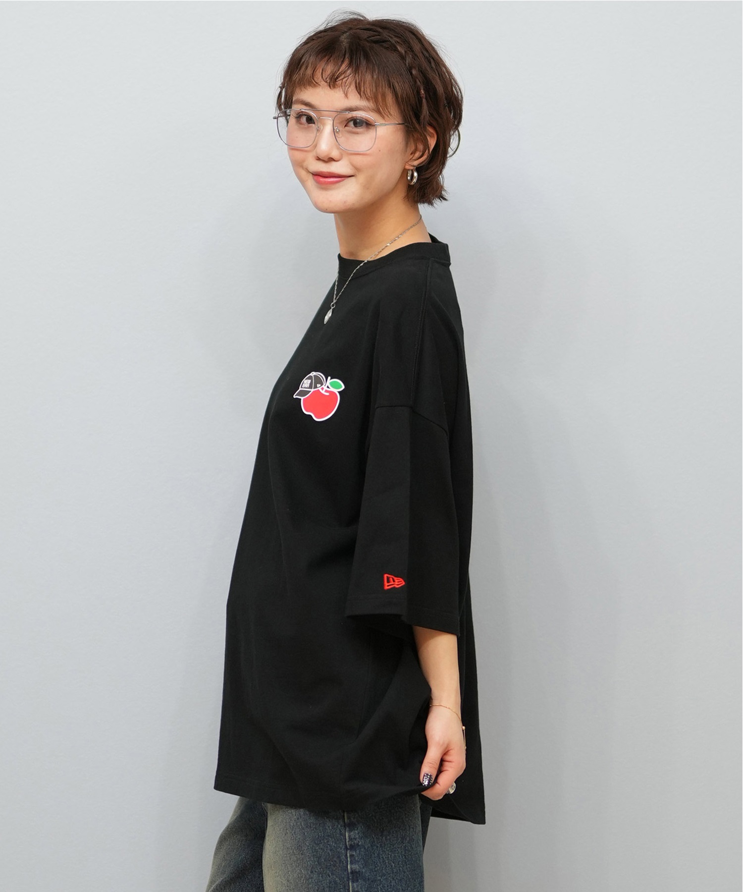 ハローキティ x NEW ERAコラボ オーバーサイズTシャツ 14348710