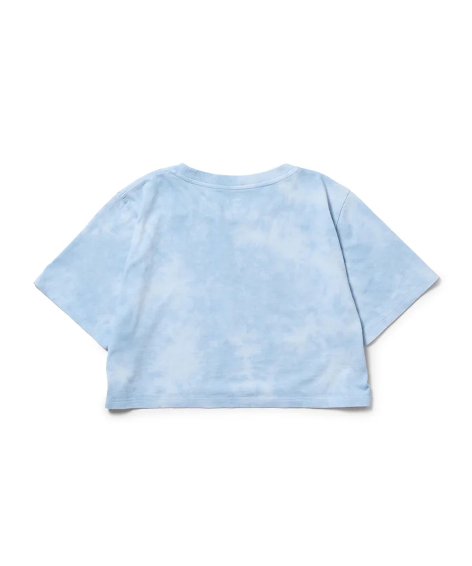 NEW ERA ニューエラ 半袖 Tシャツ レディース クロップド丈 タイダイ柄 ワイドシルエット 14391901(BL-S)
