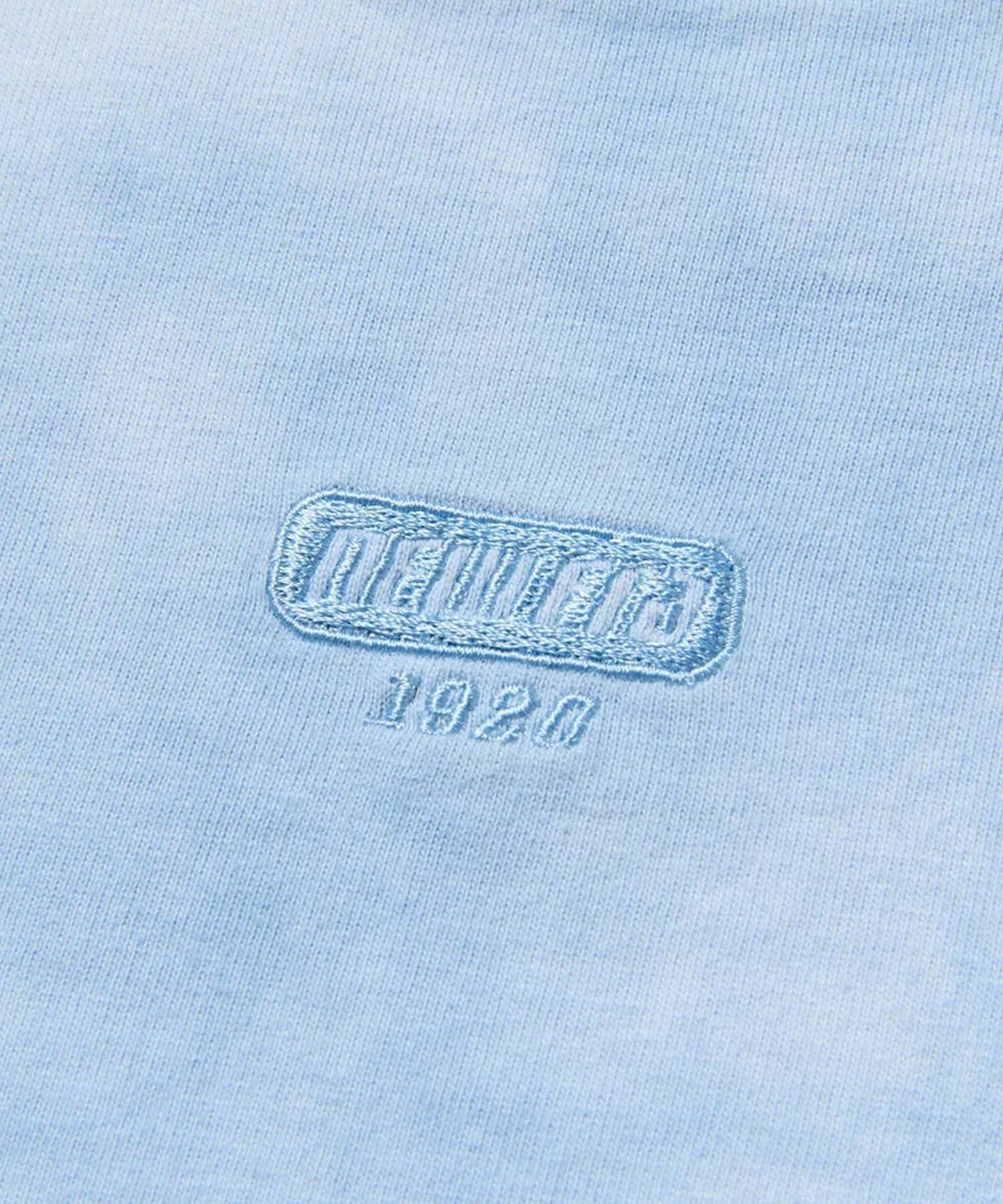 NEW ERA ニューエラ 半袖 Tシャツ レディース クロップド丈 タイダイ柄 ワイドシルエット 14391901(BL-S)