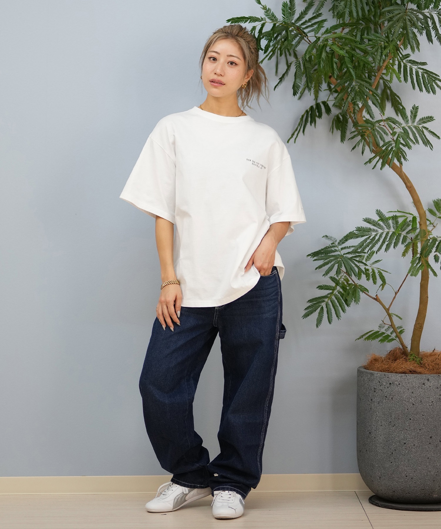 NEWERA ニューエラ 半袖 Tシャツ メンズ レディース バック