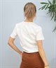 NEW ERA ニューエラ 半袖 Tシャツ レディース クロップド丈 ワンポイント ミニTシャツ ソロナ 14391905(WT-S)