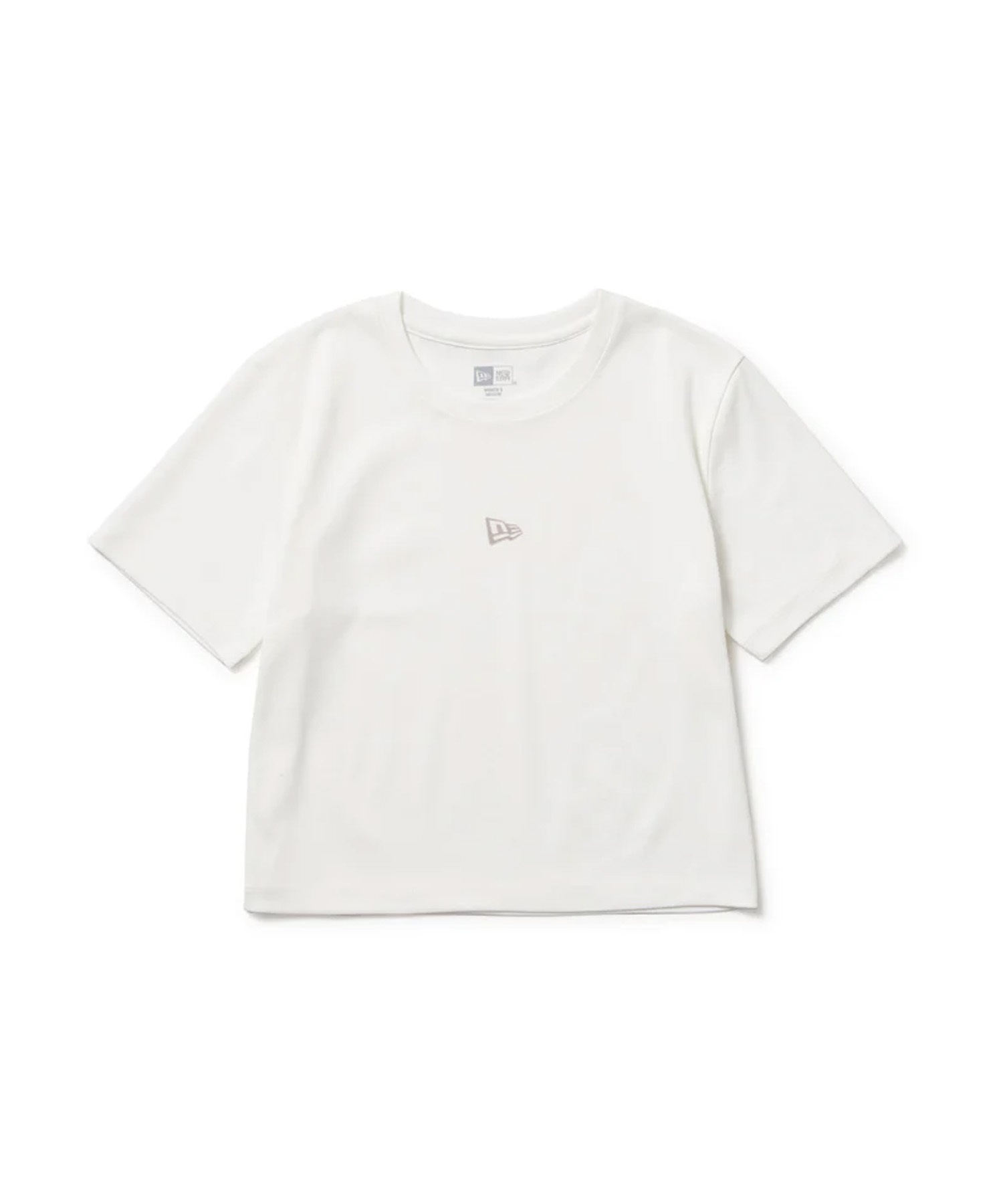 NEW ERA ニューエラ 半袖 Tシャツ レディース クロップド丈 ワンポイント ミニTシャツ ソロナ 14391905(WT-S)