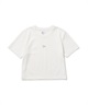 NEW ERA ニューエラ 半袖 Tシャツ レディース クロップド丈 ワンポイント ミニTシャツ ソロナ 14391905(WT-S)