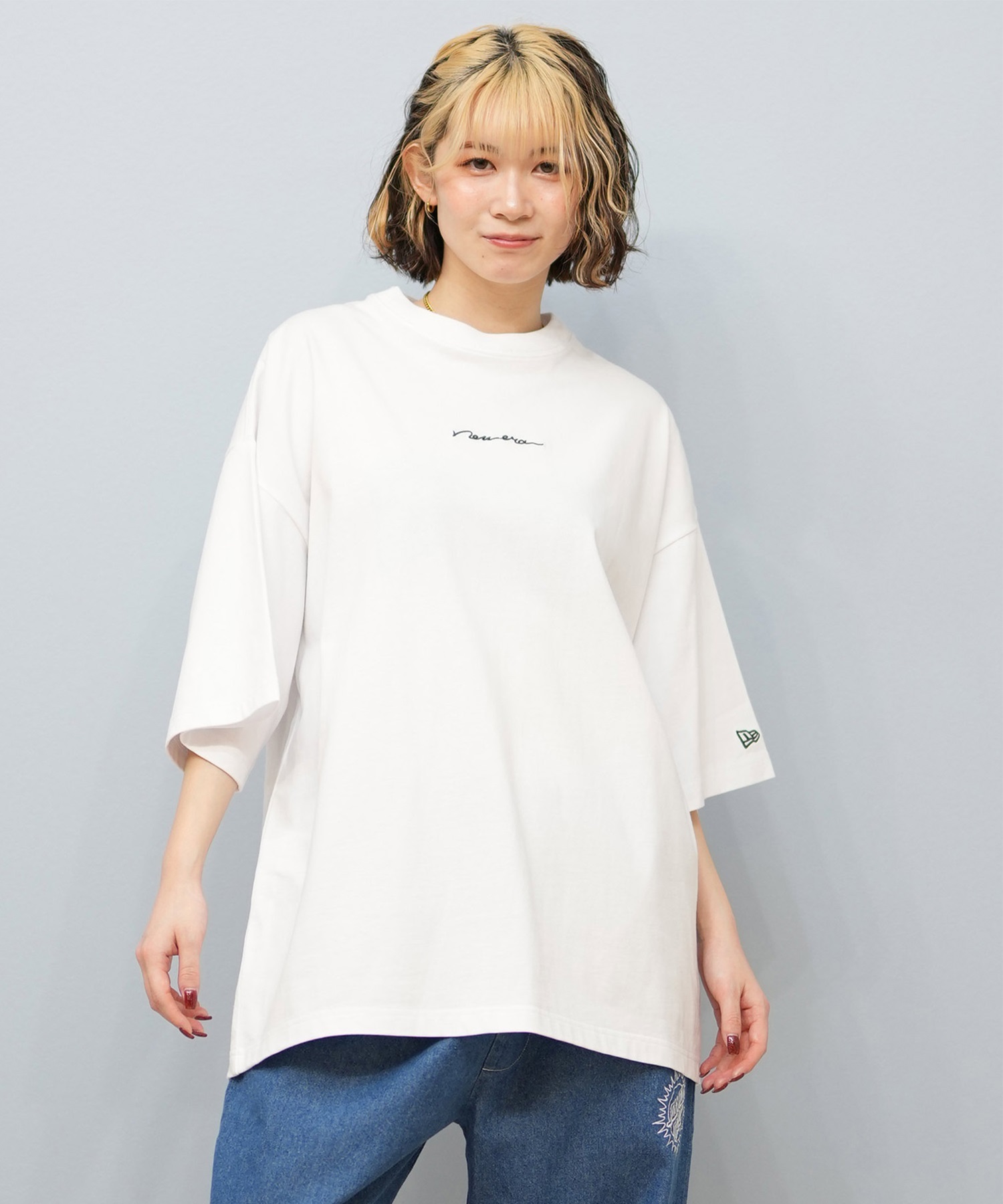 NEW ERA ニューエラ 半袖 Tシャツ レディース オーバーサイズ 14410076