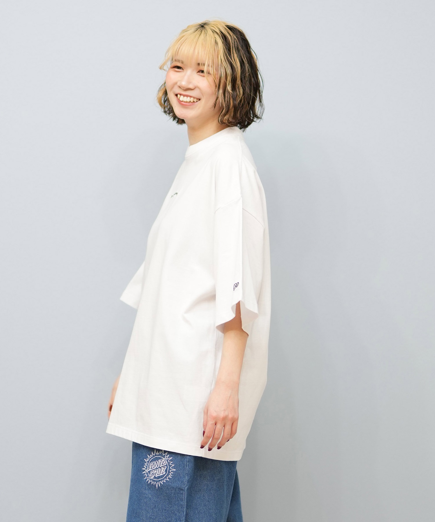 NEW ERA ニューエラ 半袖 Tシャツ レディース オーバーサイズ 14410076