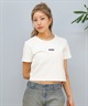 NEW ERA ニューエラ 半袖 Tシャツ レディース クロップド丈 ワンポイント ミニTシャツ リブ 14670917 ムラサキスポーツ限定(WT-S)