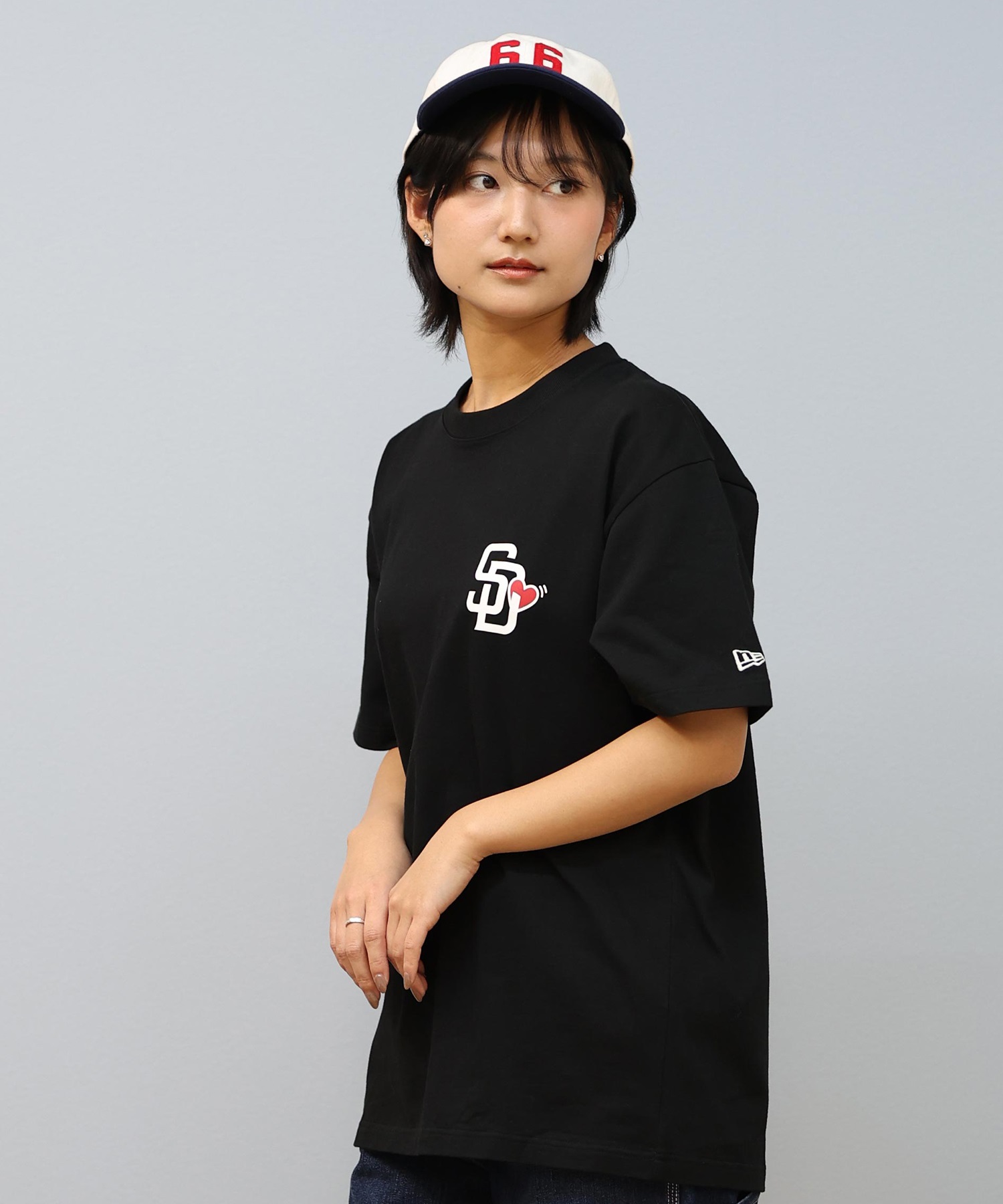 NEW ERA ニューエラ 半袖 Tシャツ レディース MLB オーバー