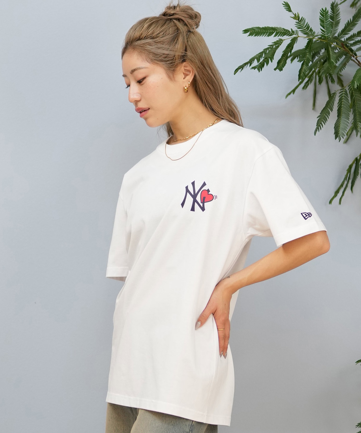 NEW ERA ニューエラ 半袖 Tシャツ レディース MLB オーバー
