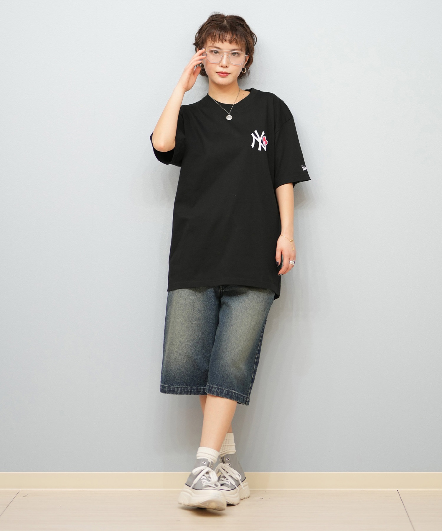 NEW ERA ニューエラ 半袖 Tシャツ レディース MLB オーバー