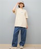 NEW ERA ニューエラ 半袖 Tシャツ レディース バックプリント ユニセックス オーバーサイズ 14670940 ムラサキスポーツ限定(BE-S)