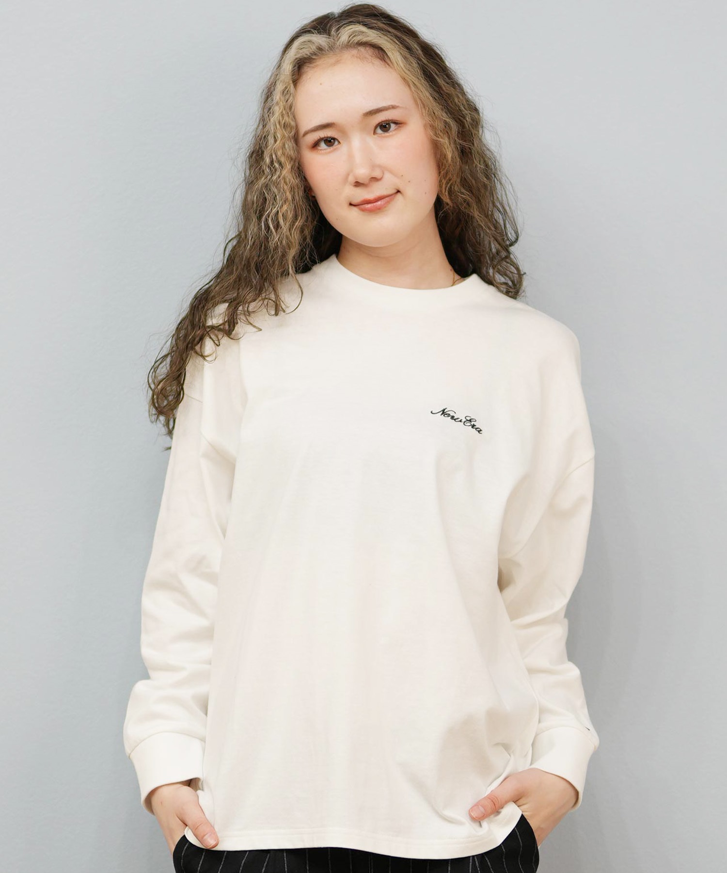 NELKE ロンT NEW ERA ニューエラ 長袖 Tシャツ ロンT レディース バック