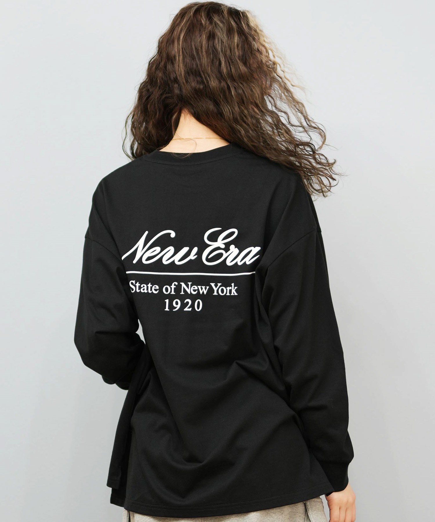 NEW ERA ニューエラ 長袖 Tシャツ ロンT レディース バック