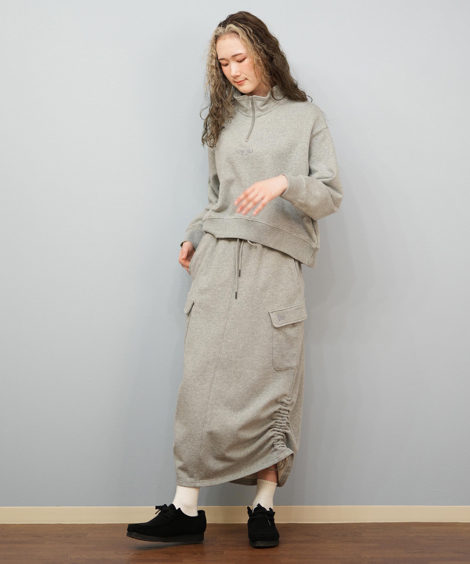 ウォームスウェットカーゴスカート　38 グレー　新品未使用タグ付き AP STUDIO｜ウォームスウェットカーゴスカート | Rakuten Fashion(楽天