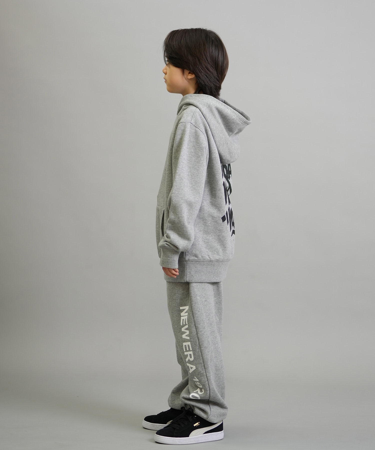 ニューエラ NEWERA キッズ パーカー セットアップ上下 150 ブラック 