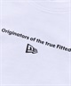NEW ERA ニューエラ 長袖 Tシャツ ロンT キッズ ジュニア 子供 Youth 長袖 コットン Tシャツ Circle OOTTF 14693882(WHT-130cm)