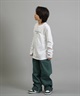 NEW ERA ニューエラ 長袖 Tシャツ ロンT キッズ ジュニア 子供 Youth 長袖 コットン Tシャツ Circle OOTTF 14693882(WHT-130cm)