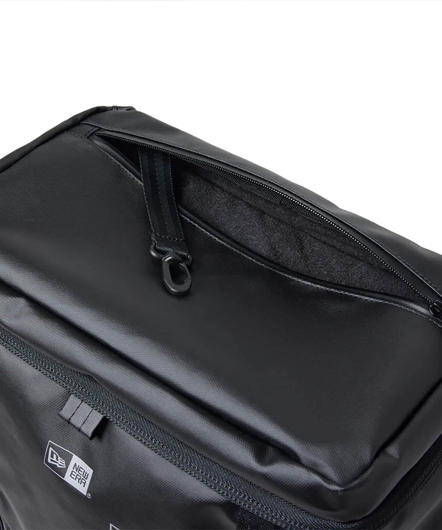 NEW ERA ニューエラ バックパック リュックサック リュック 32L BOX PACK TPU ボックスパック プリントロゴ アウトライン ブラック × リフレクトシルバー 14521358(BLK-FREE)