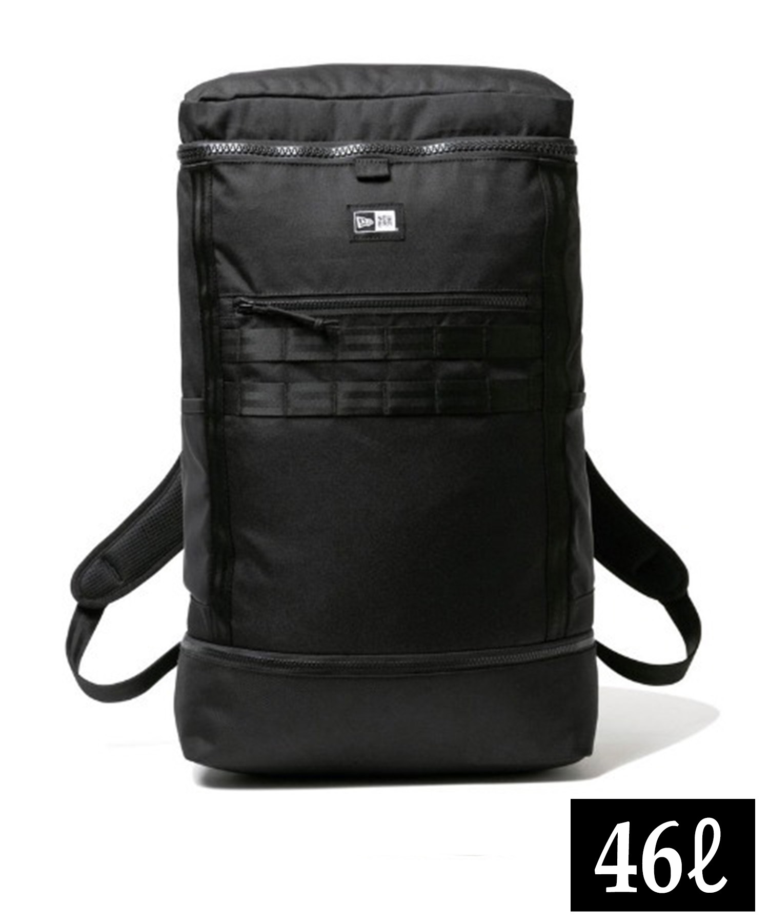 NEW ERA ニューエラ バックパック リュックサック リュック 46L BOX PACK ボックスパック ラージ ブラック 14521369(BLK-FREE)