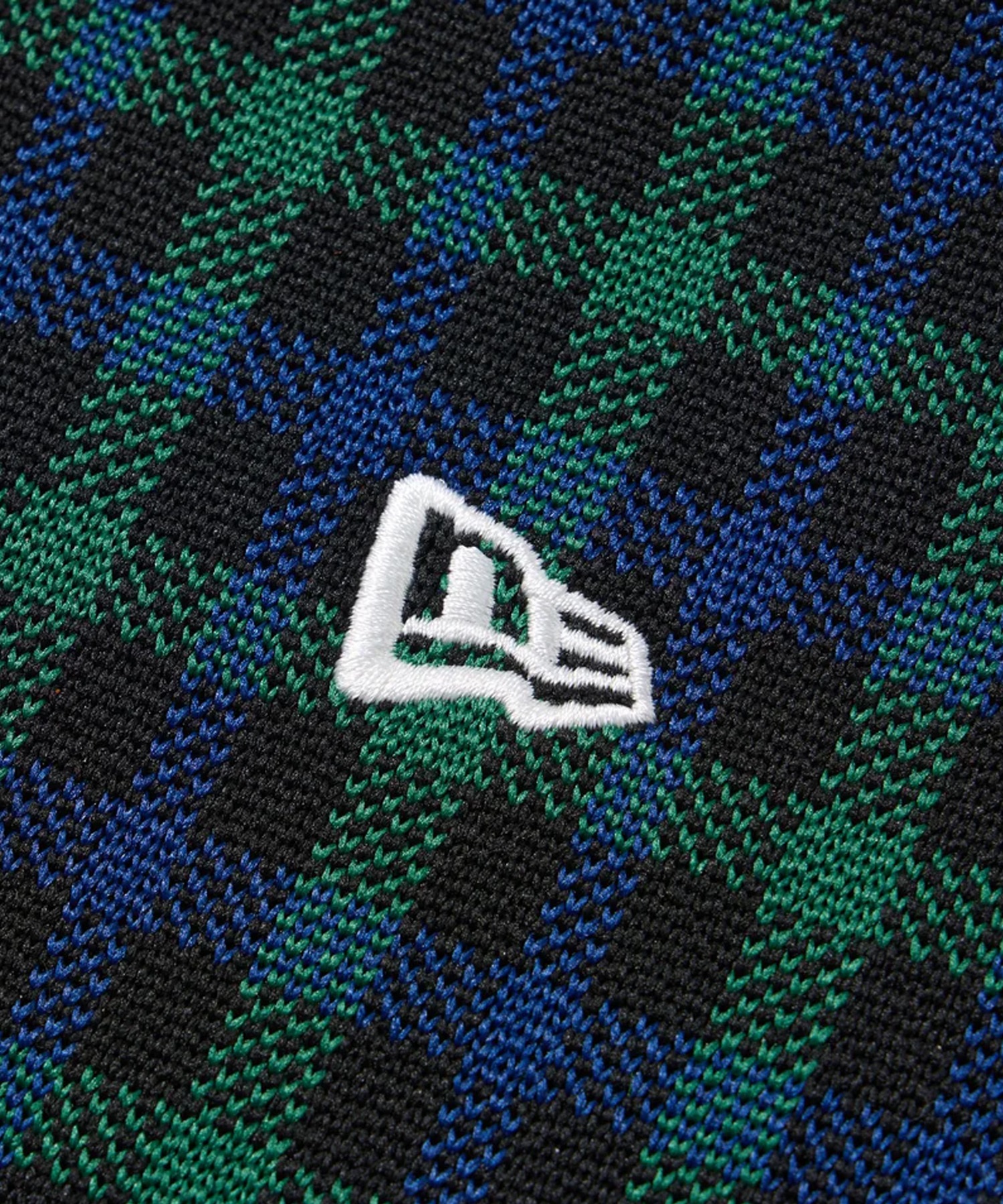 NEW ERA ニューエラ ニットトートバッグ フラッグロゴ チェック