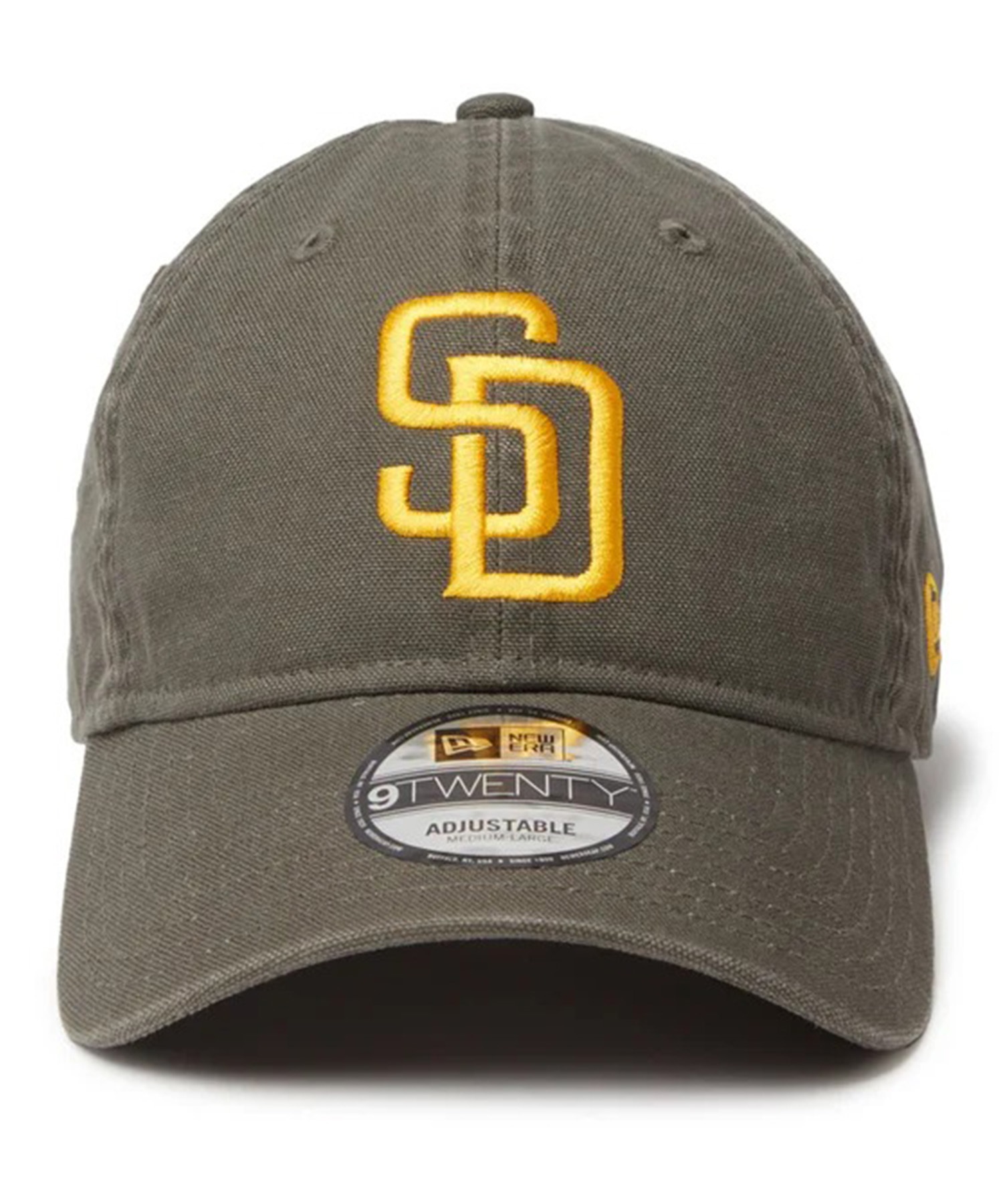 NEW ERA ニューエラ キャップ 帽子 9TWENTY Washed Duck サンディエゴ・パドレス モス 14388745(MOS-ML)